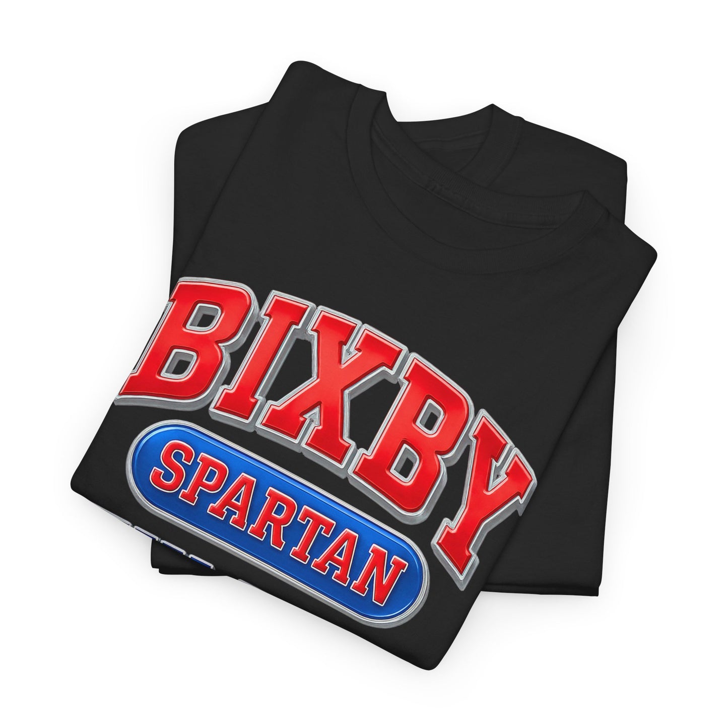Bixby Spartan Athletics Metallic Gildan Tee