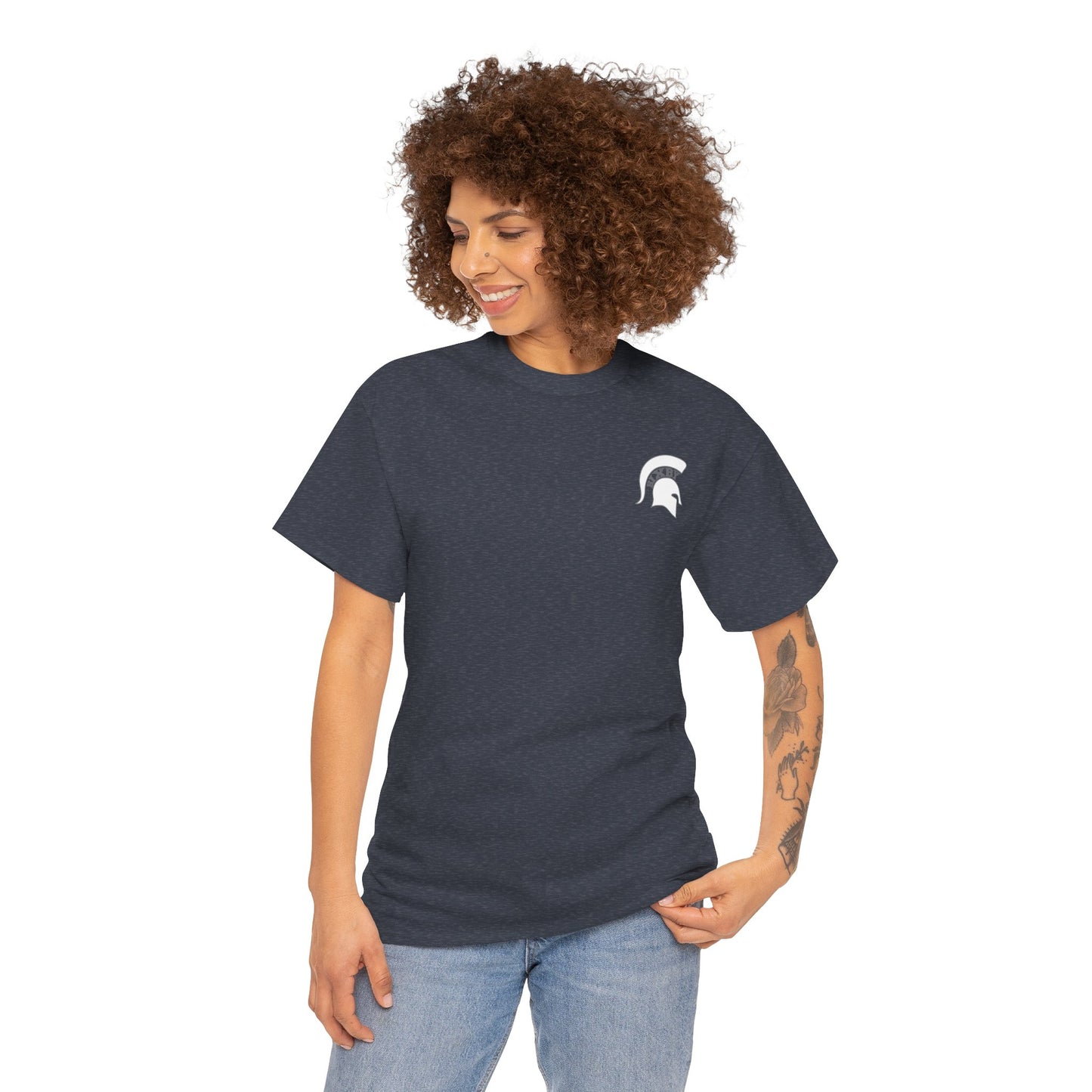 Spartan Soccer Club Distressed Crest Gildan Tee