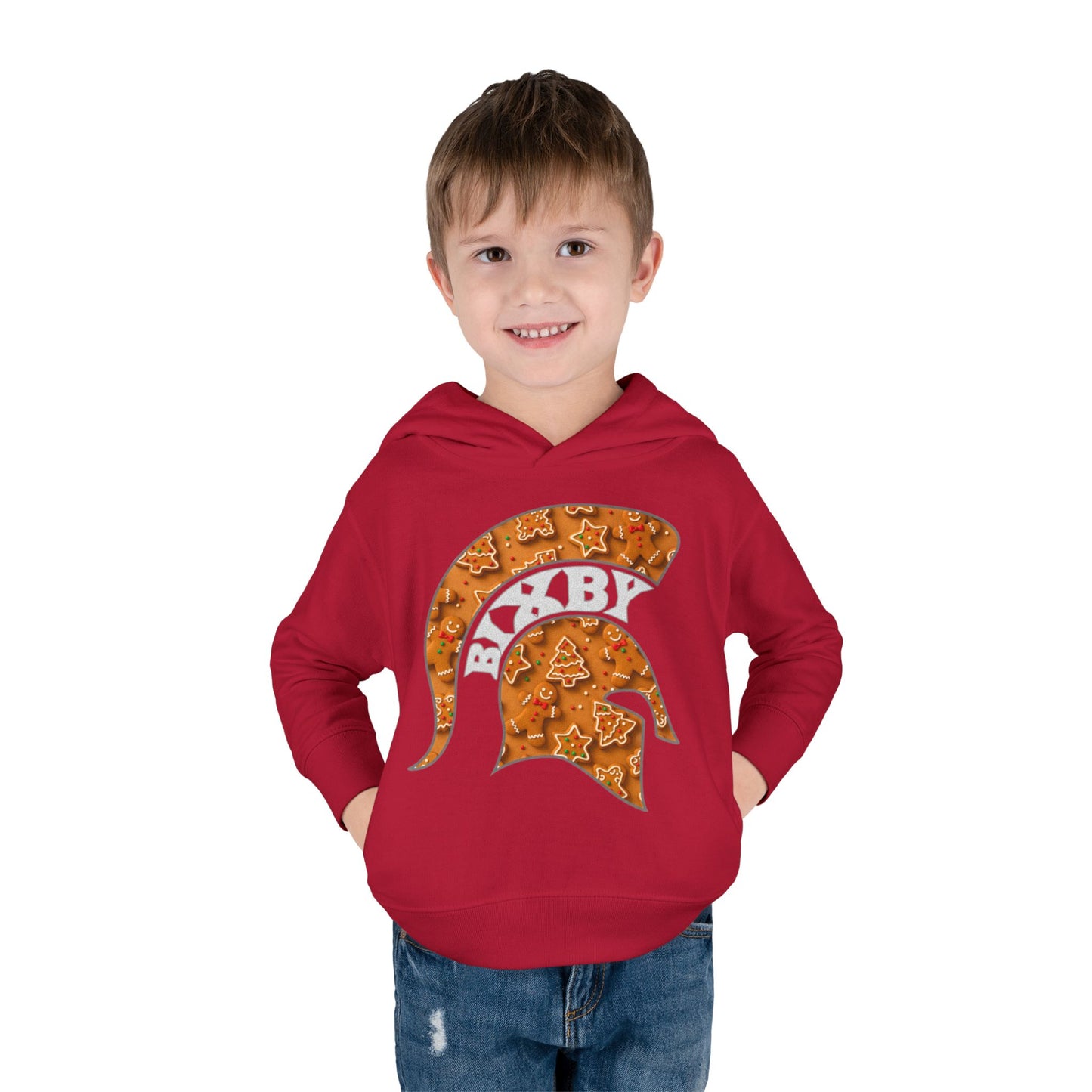Bixby Spartans Gingerbread Toddler Rabbit Skins Sweatshirt