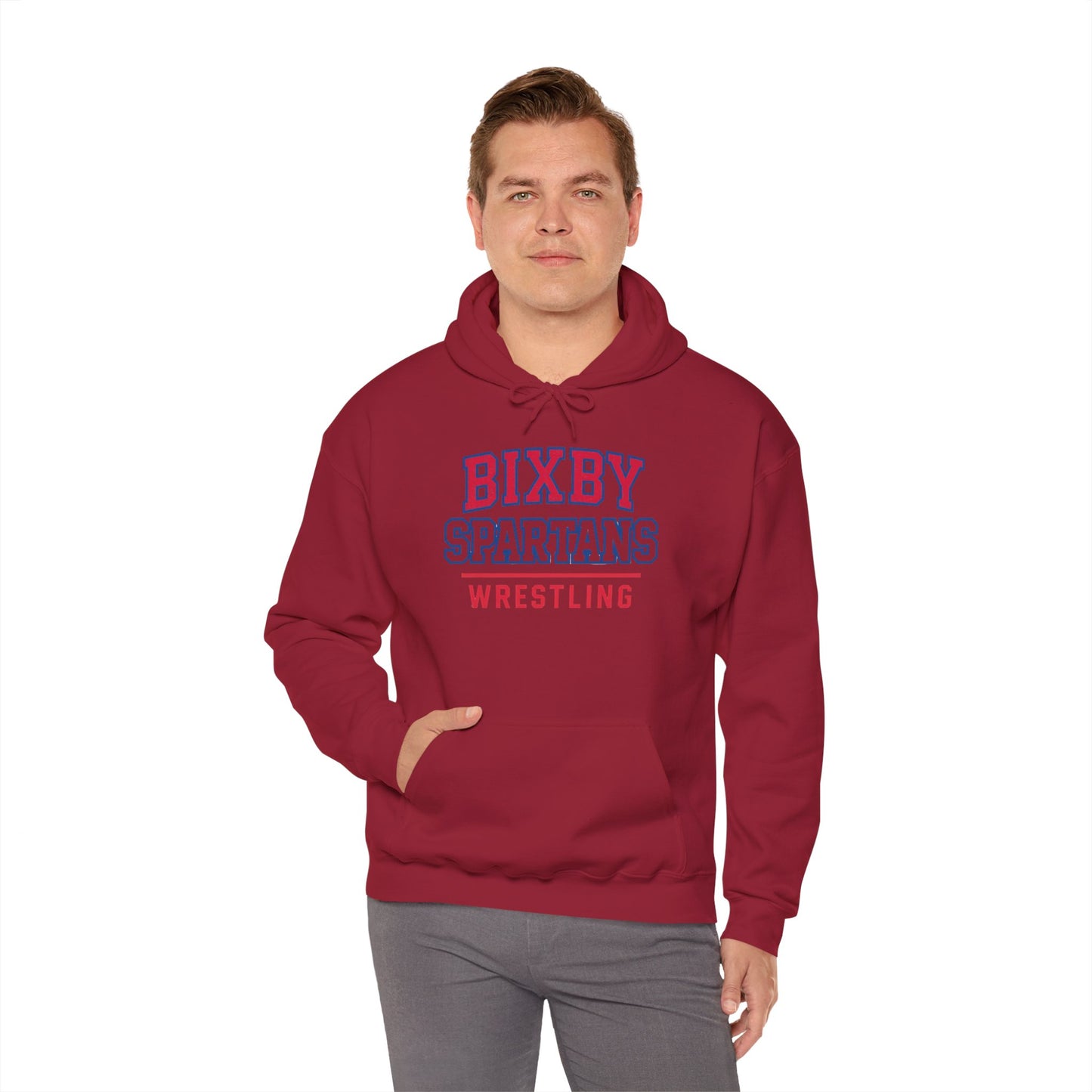 Bixby Spartan Wrestling Gildan Hoodie