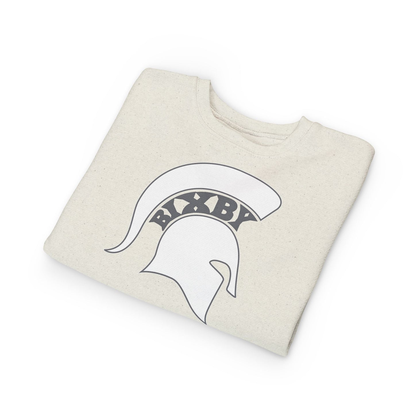 Bixby Spartan White Logo Toddler Rabbit Skins Sweatshirt