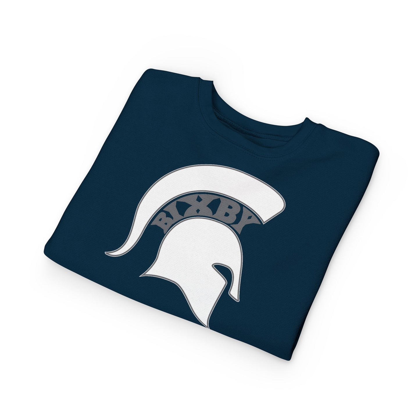 Bixby Spartan White Logo Toddler Rabbit Skins Sweatshirt