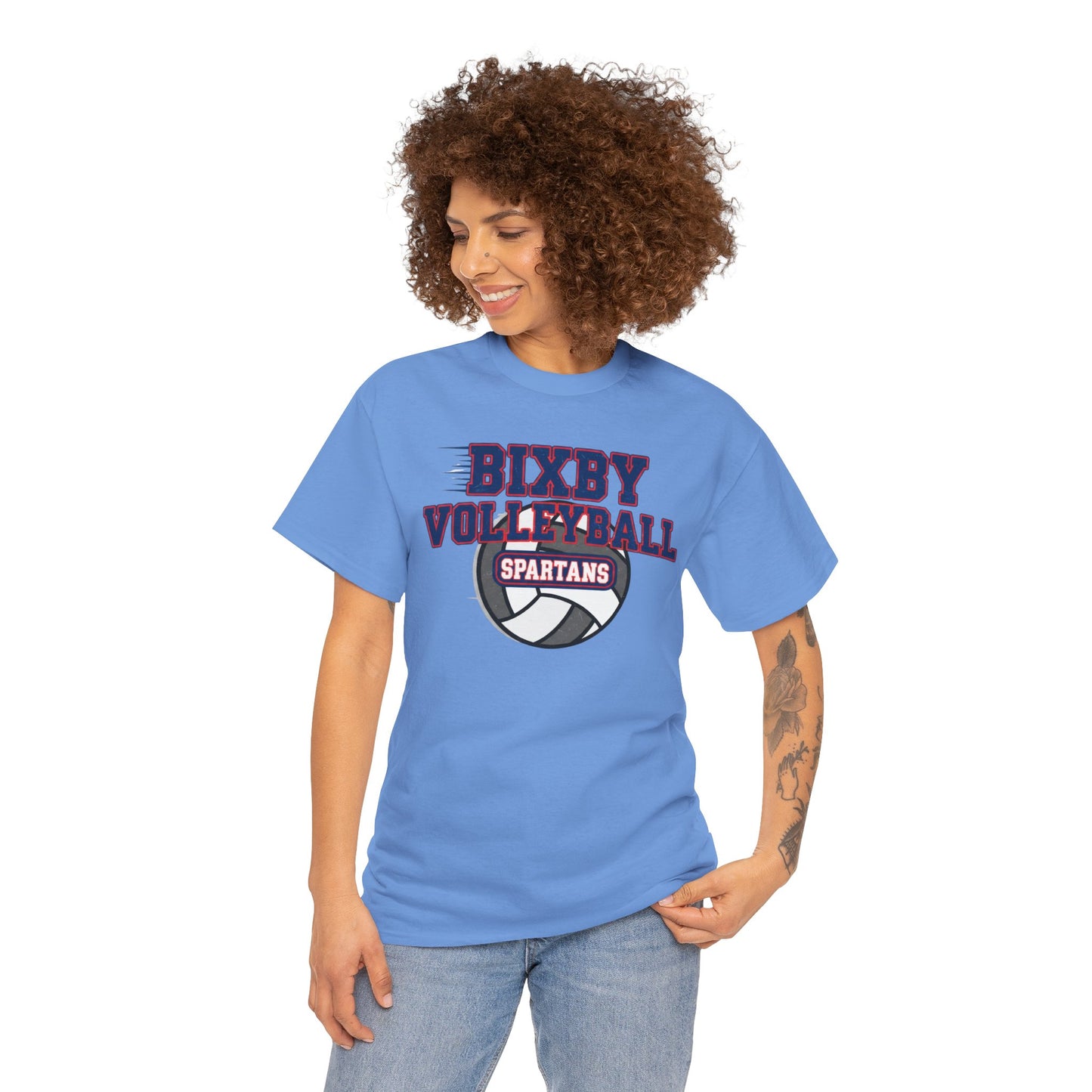Bixby Spartan Volleyball Tee