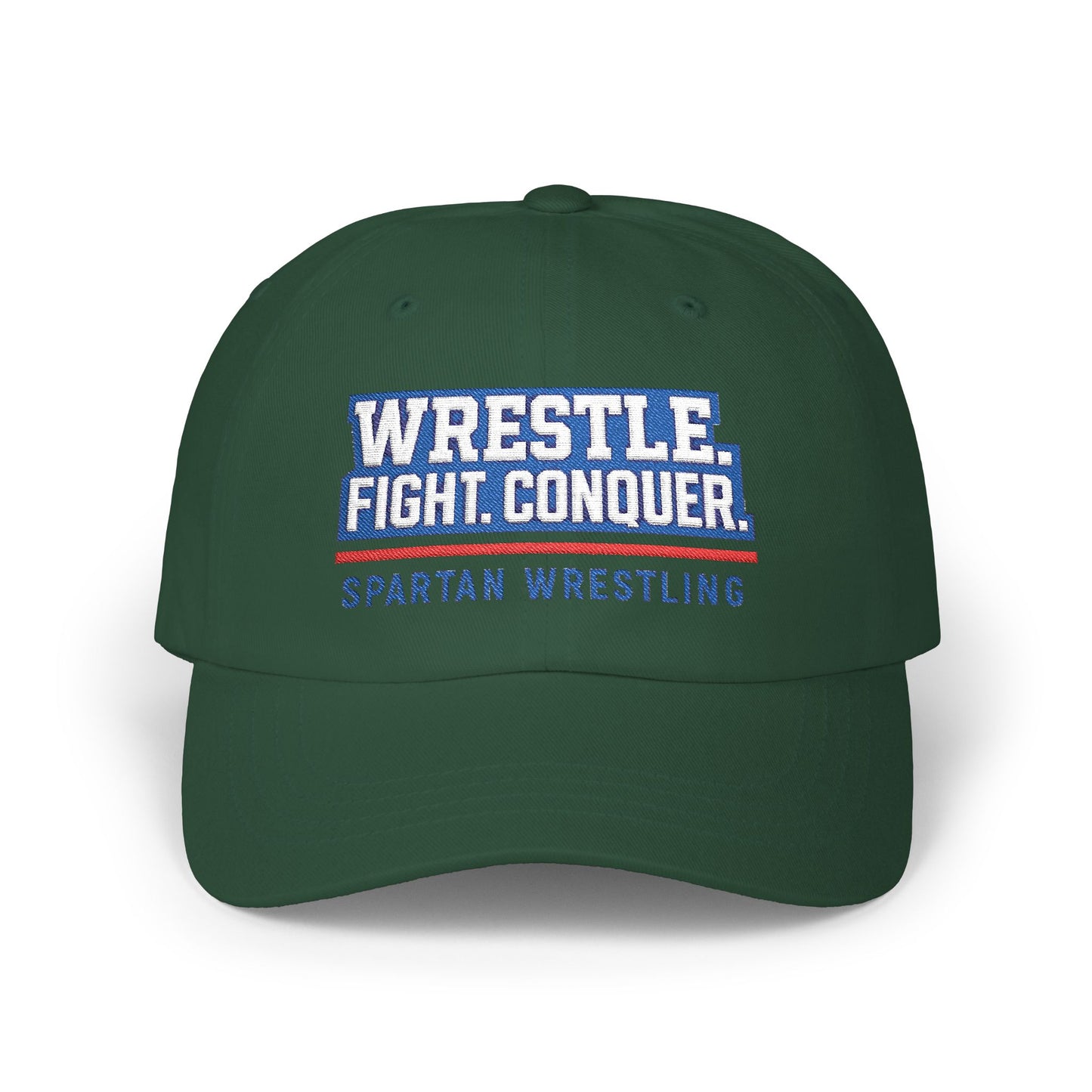Spartan Wrestle. Fight. Conquer Classic Ballcap