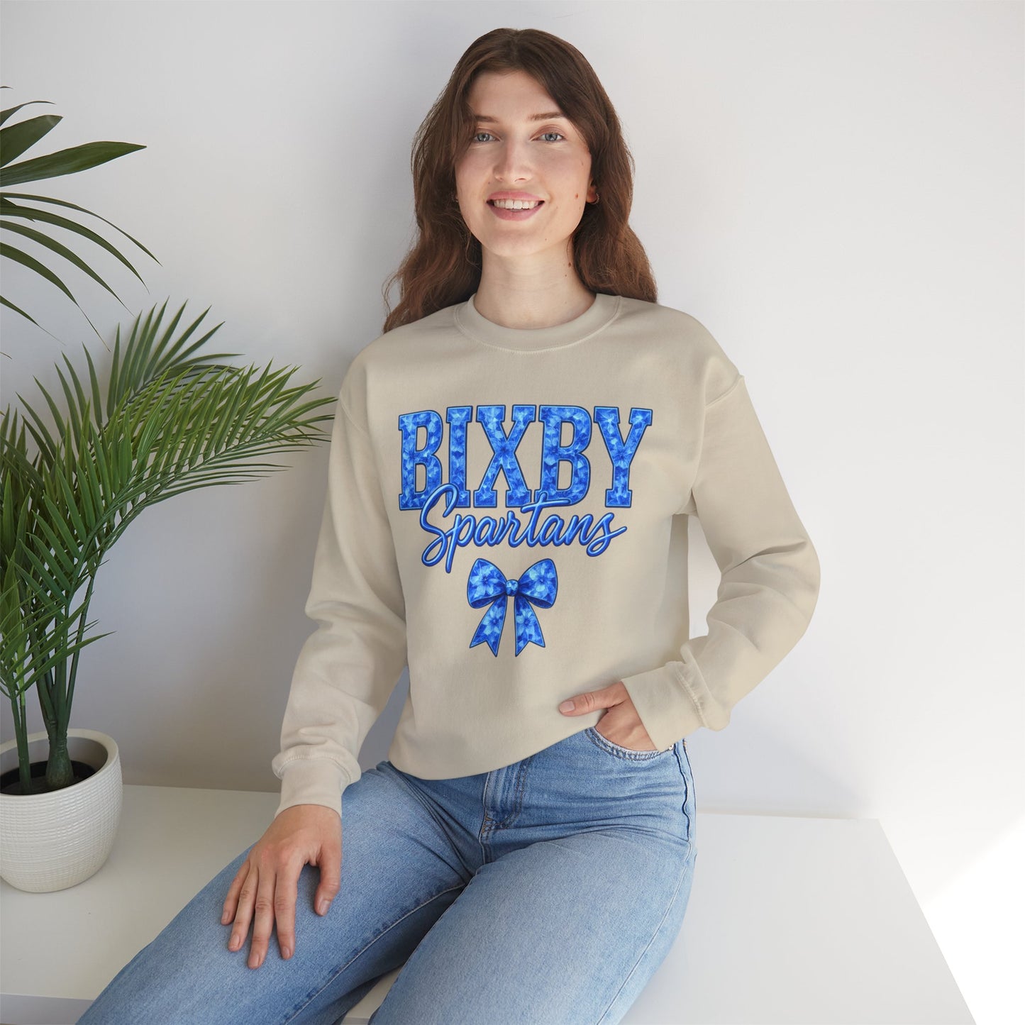 Bixby Spartans Chilled Vibes Gildan Sweatshirt
