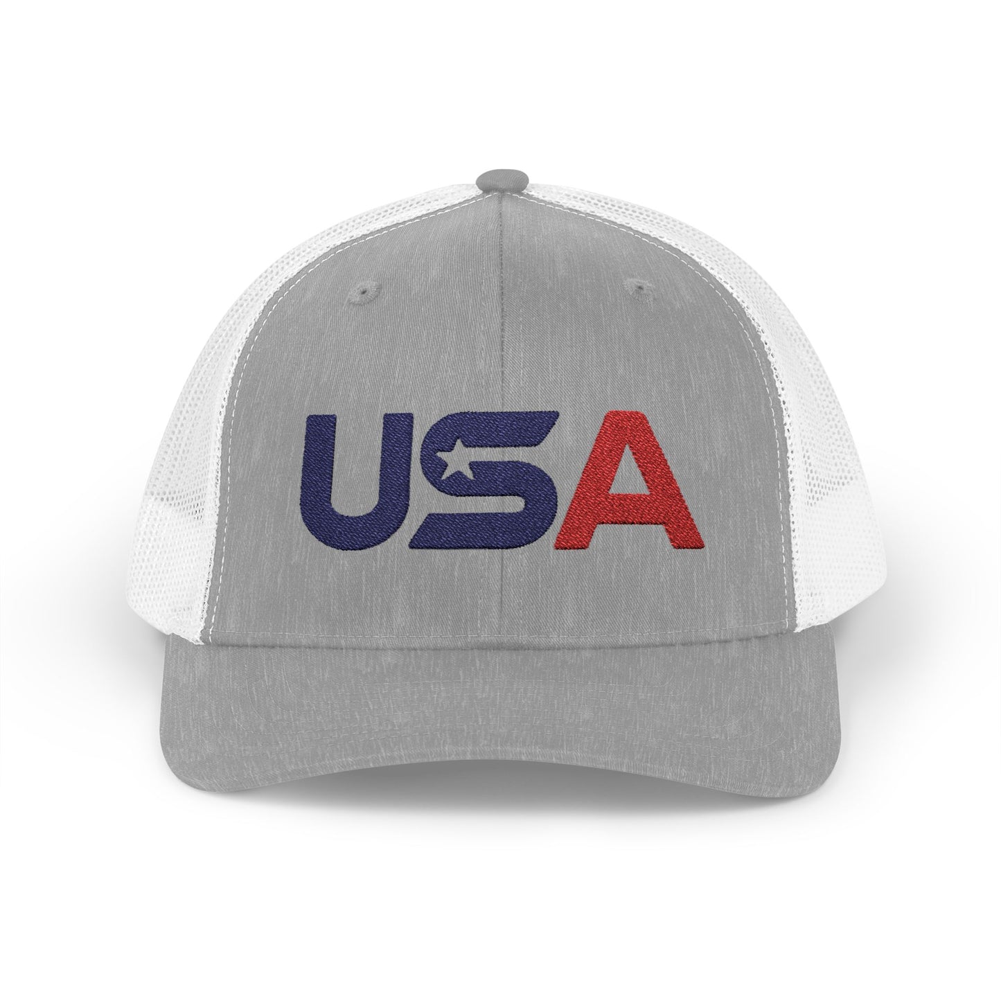 Patriotic USA Embroidered Trucker Snapback