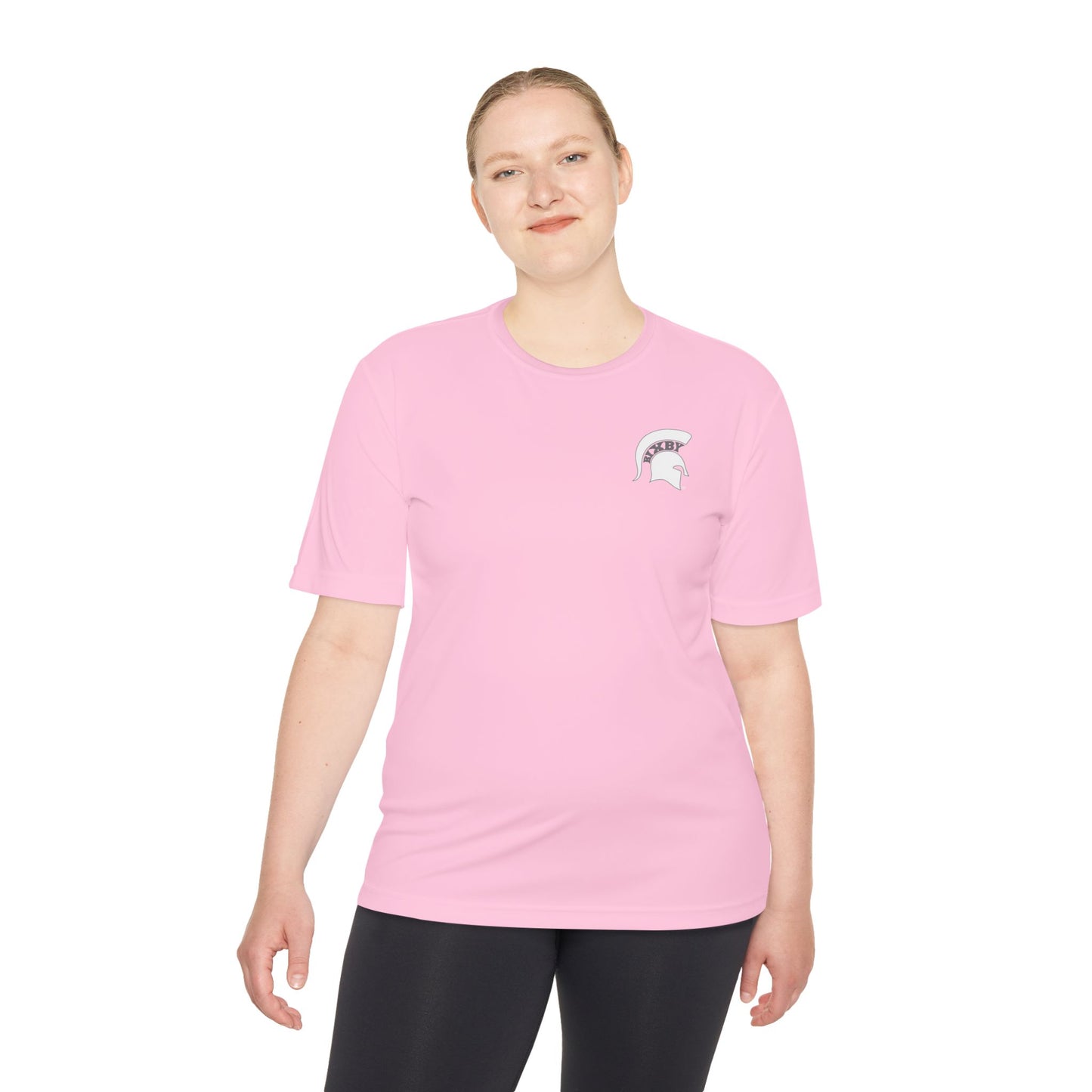 Spartan White Logo Adult Sport-Tek Tee