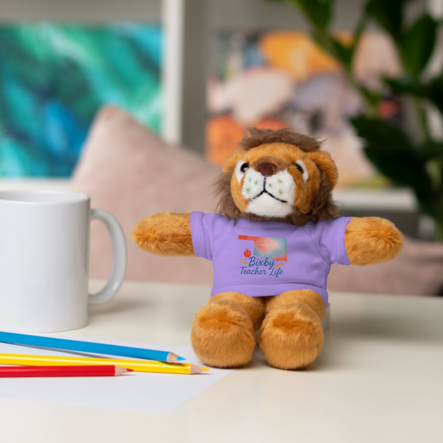 Bixby Oklahoma Teacher Life Stuffed Animal