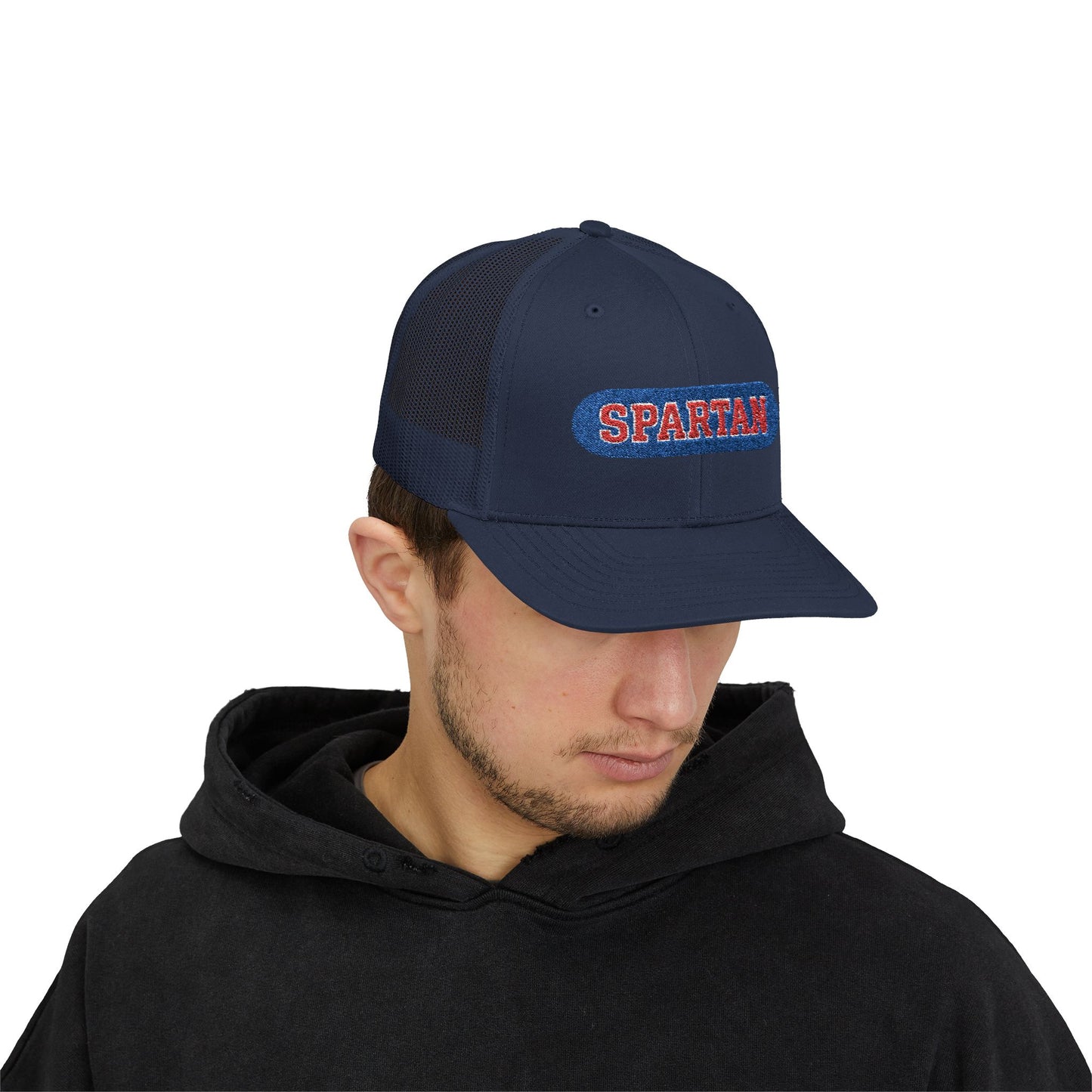 Spartan Bold Embroidered Trucker Snapback