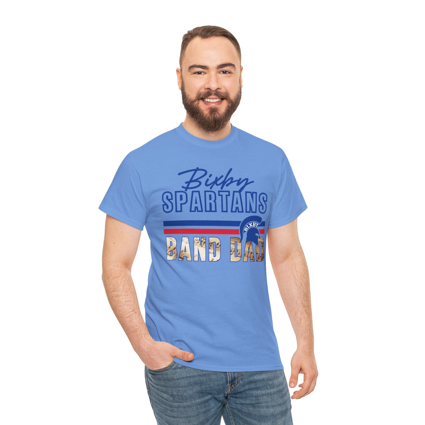 Bixby Spartans Band Dad Gildan Tee