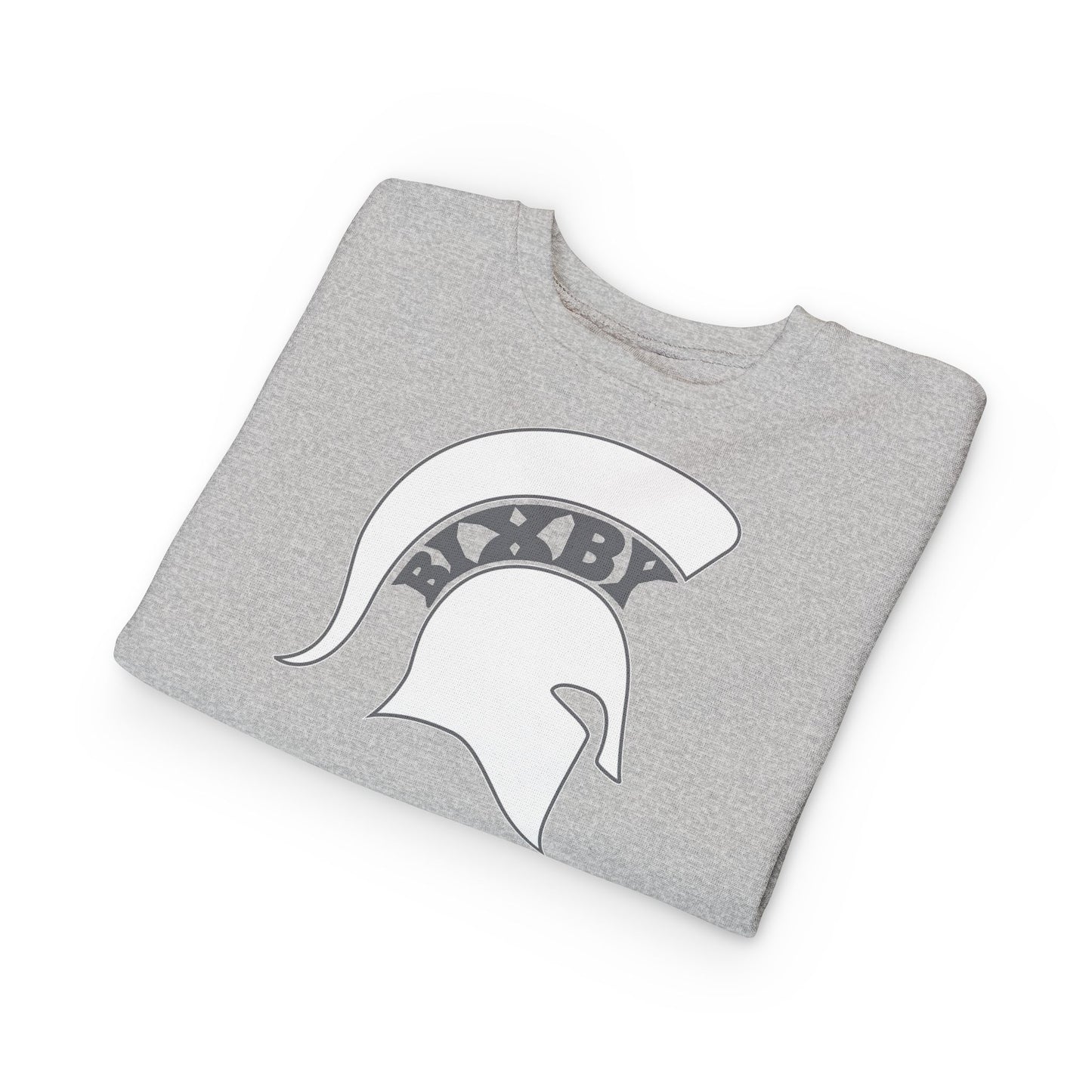 Bixby Spartan White Logo Toddler Rabbit Skins Sweatshirt