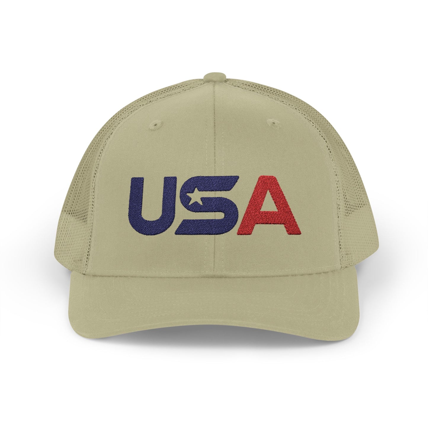Patriotic USA Embroidered Trucker Snapback