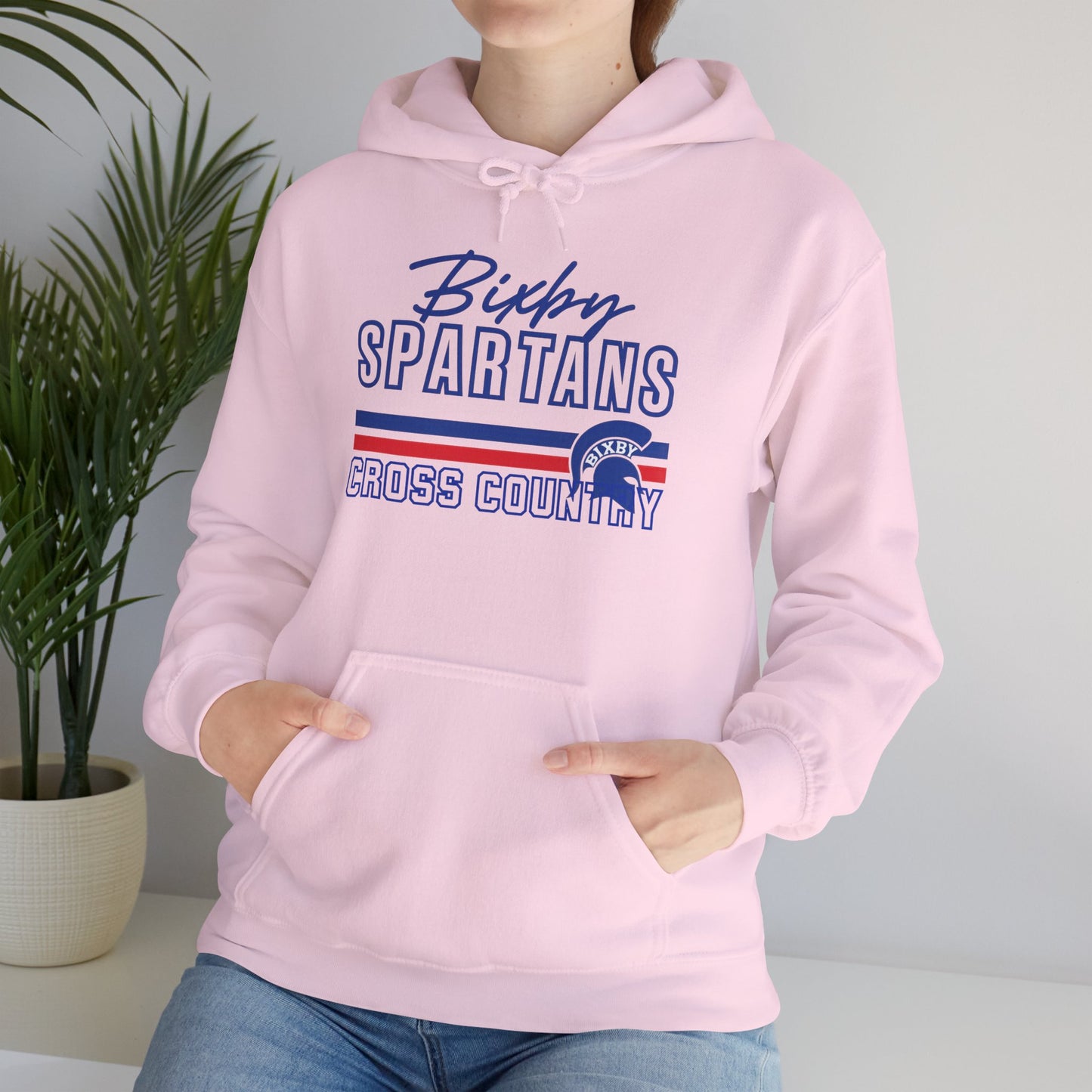 Bixby Spartans Cross Country Gildan Hoodie