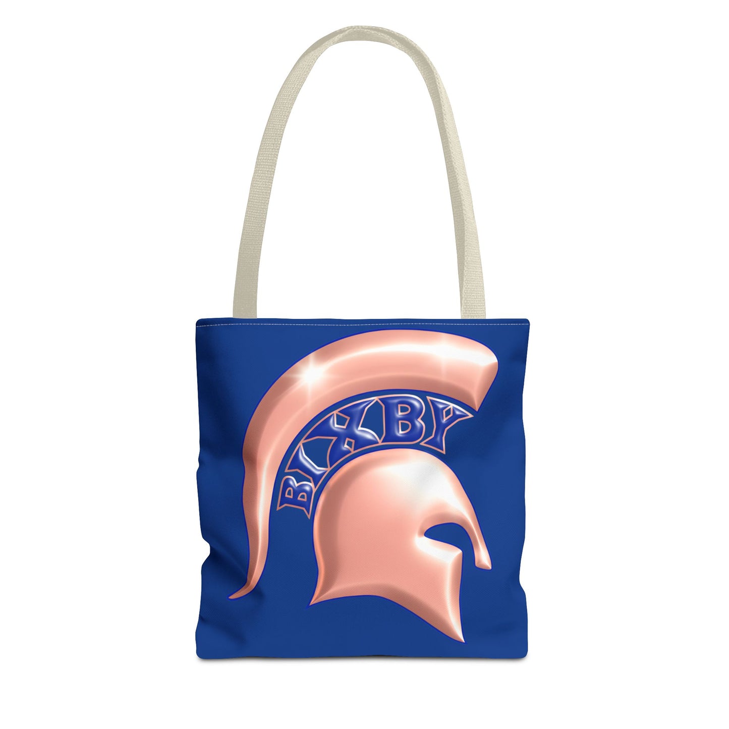 Bixby Spartan Metallic Rose Gold Tote Bag