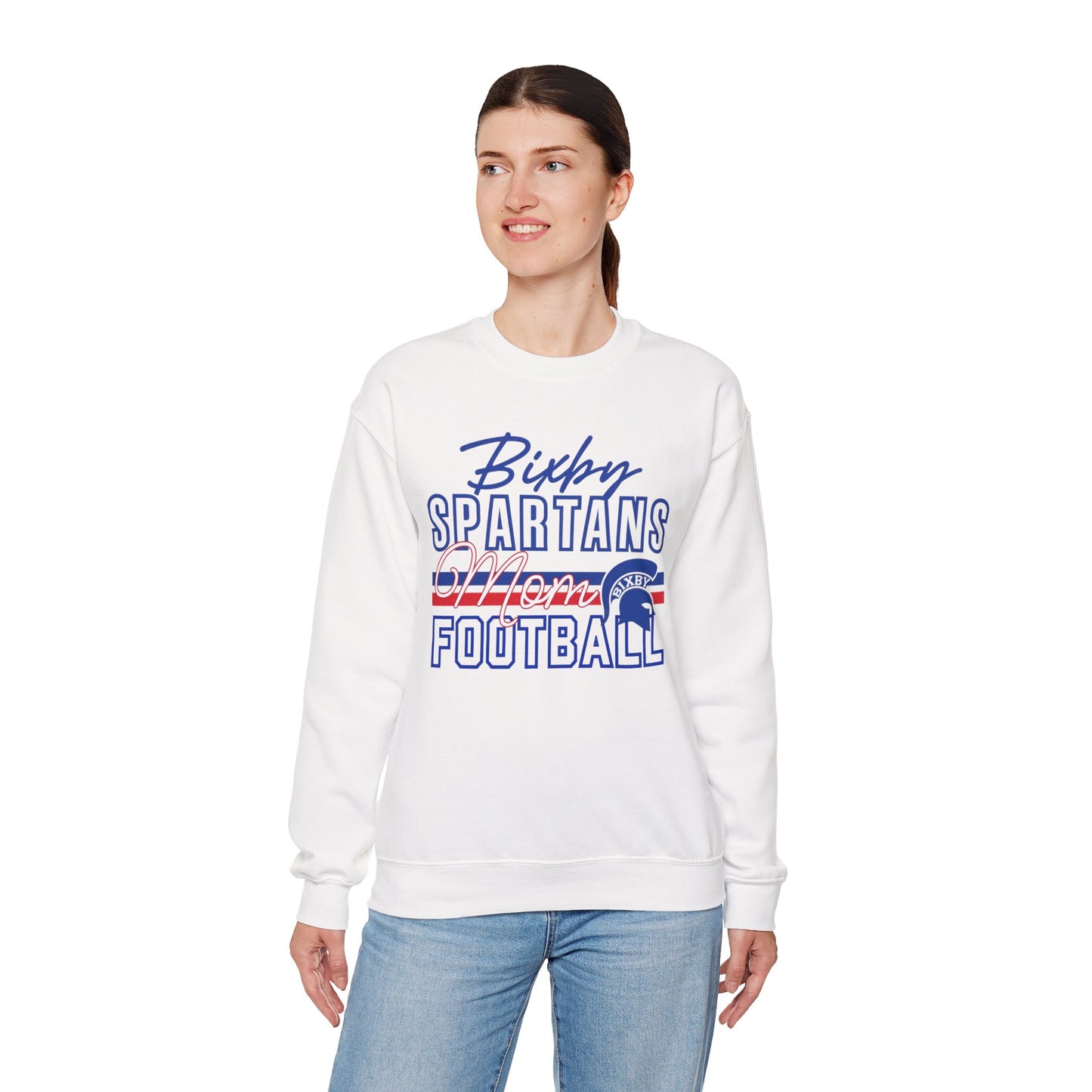 Bixby Spartans Football Mom Sweatshirt