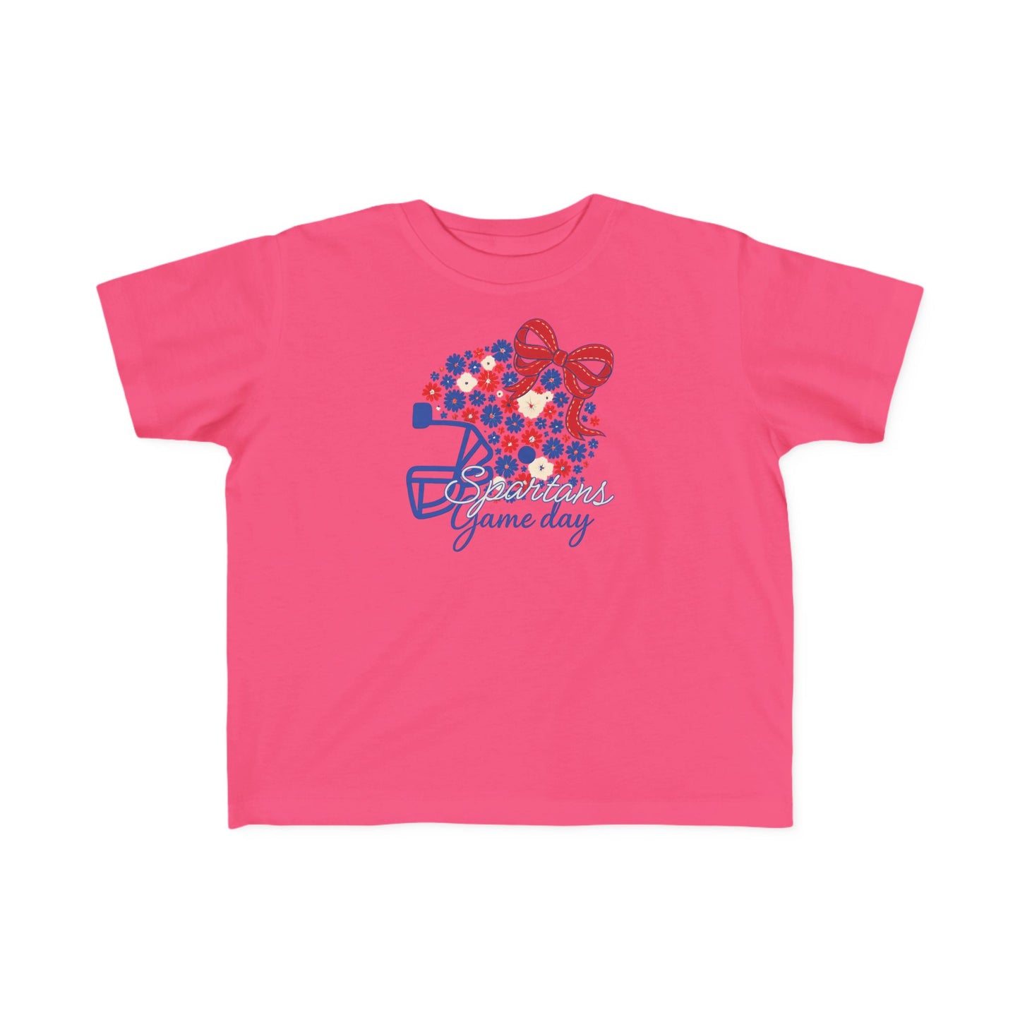 Spartans Floral Helmet Toddler Rabbit Skins Tee
