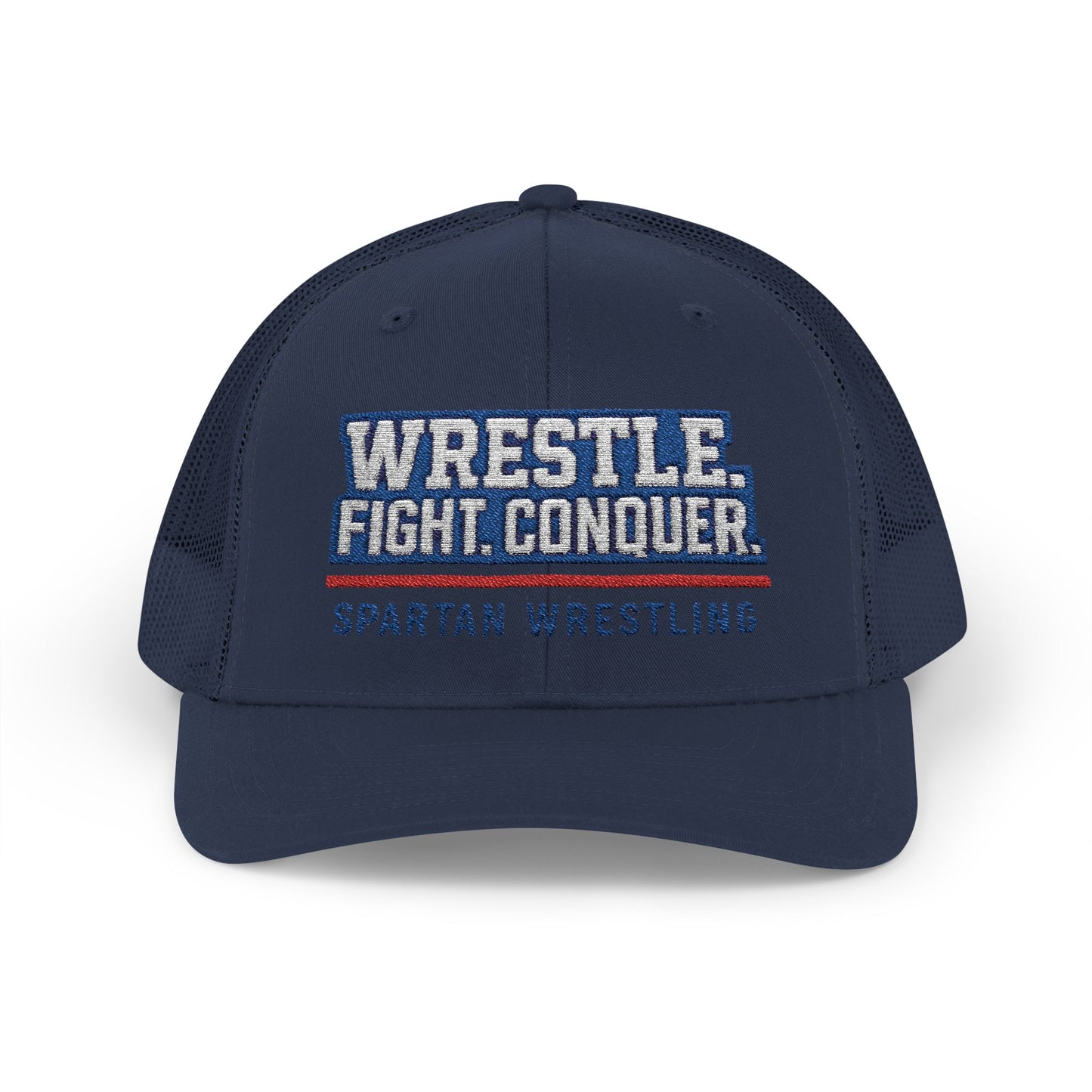 Spartan Wrestle. Fight. Conquer Trucker Snapback