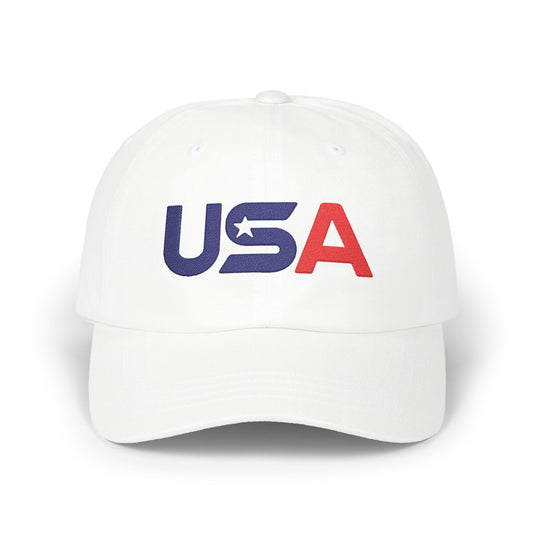 Patriotic USA Embroidered Classic Ballcap