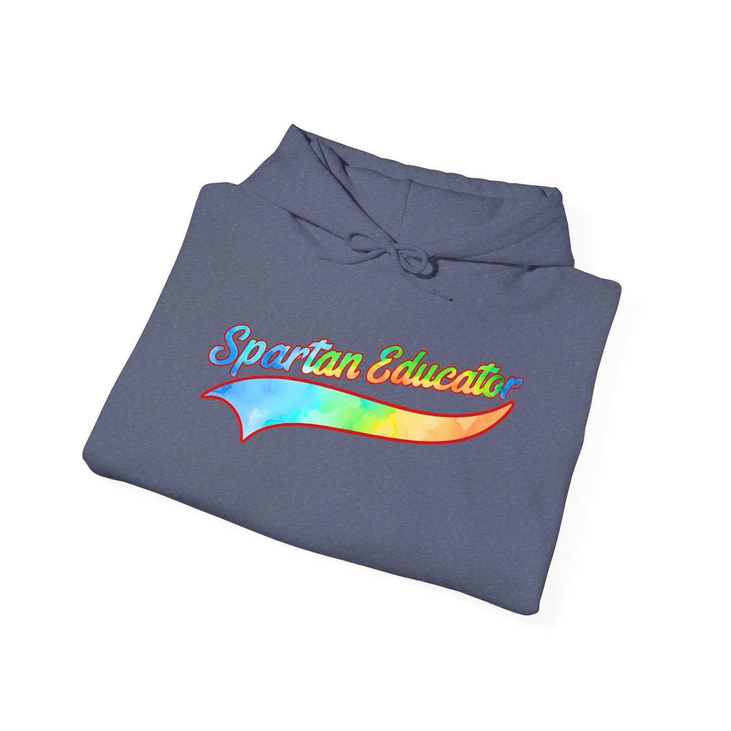 Spartan Educator Tie-Dye Design Gildan Hoodie