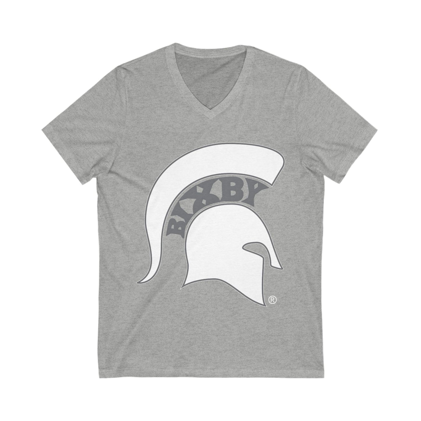 Spartan White Logo Women's Bella + Canvas V-Neck