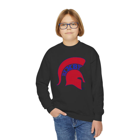 Spartan Red Logo Youth Gildan Sweatshirt