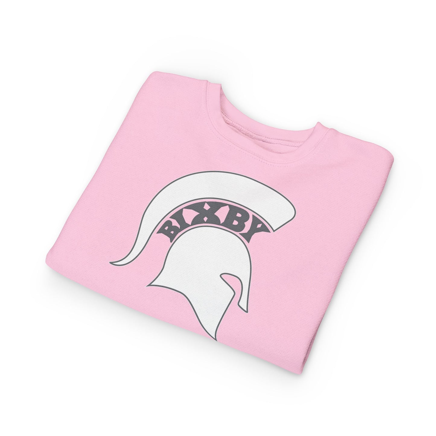 Bixby Spartan White Logo Toddler Rabbit Skins Sweatshirt