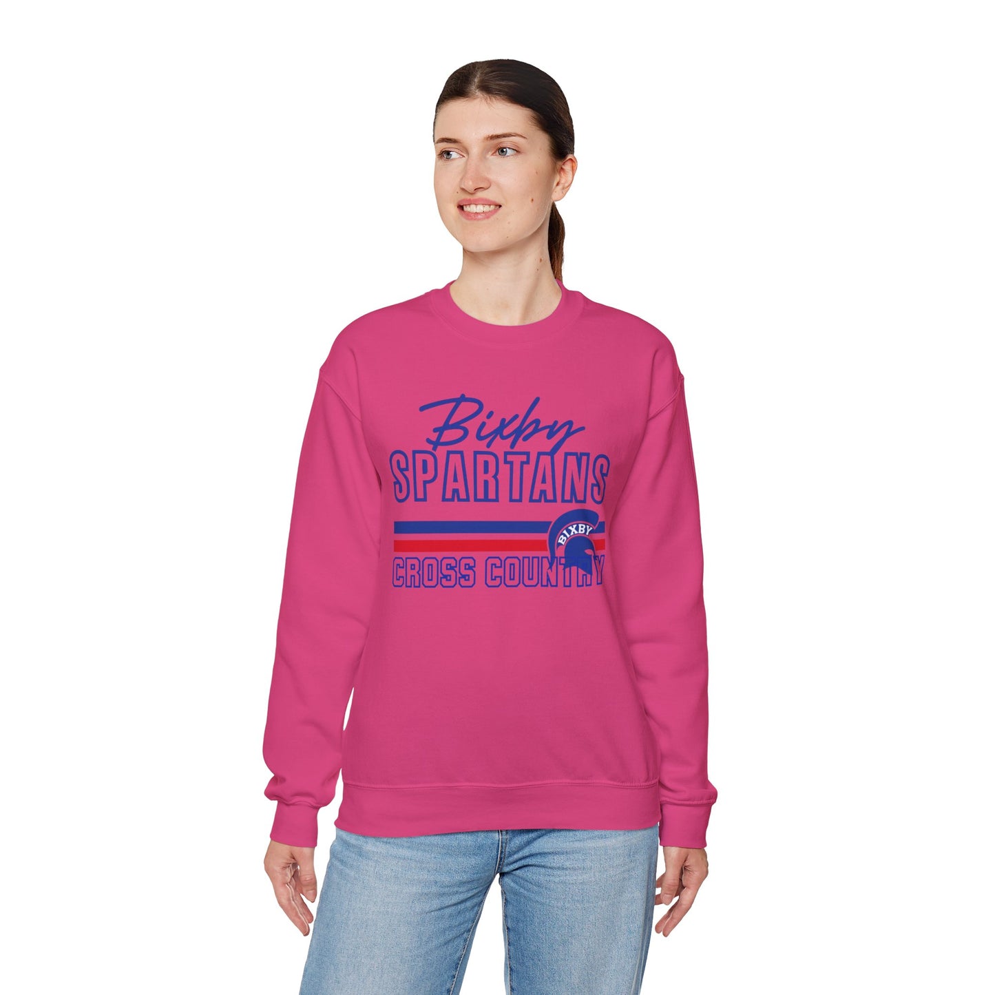 Bixby Spartans Cross Country Gildan Sweatshirt