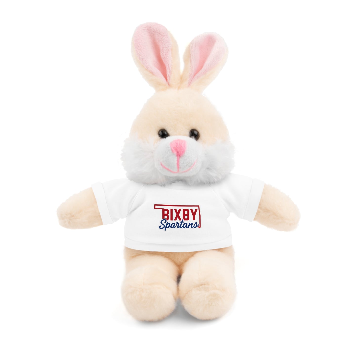 Bixby Oklahoma Spartan Stuffed Animal Logo