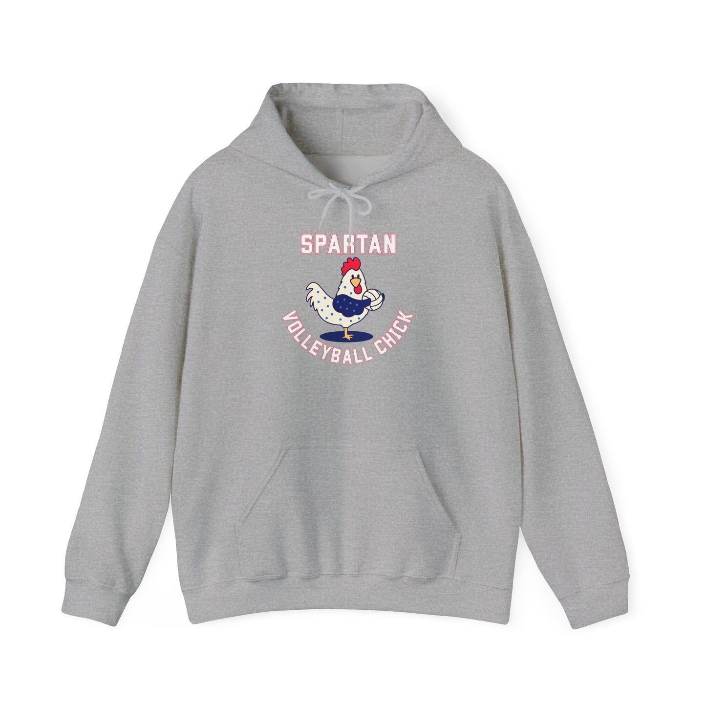 Bixby Spartan Volleyball Chick Gildan Hoodie
