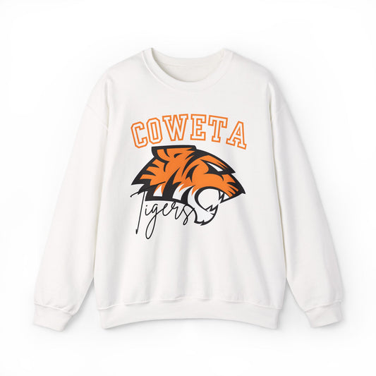 Coweta Tigers Crewneck Gildan Sweatshirt