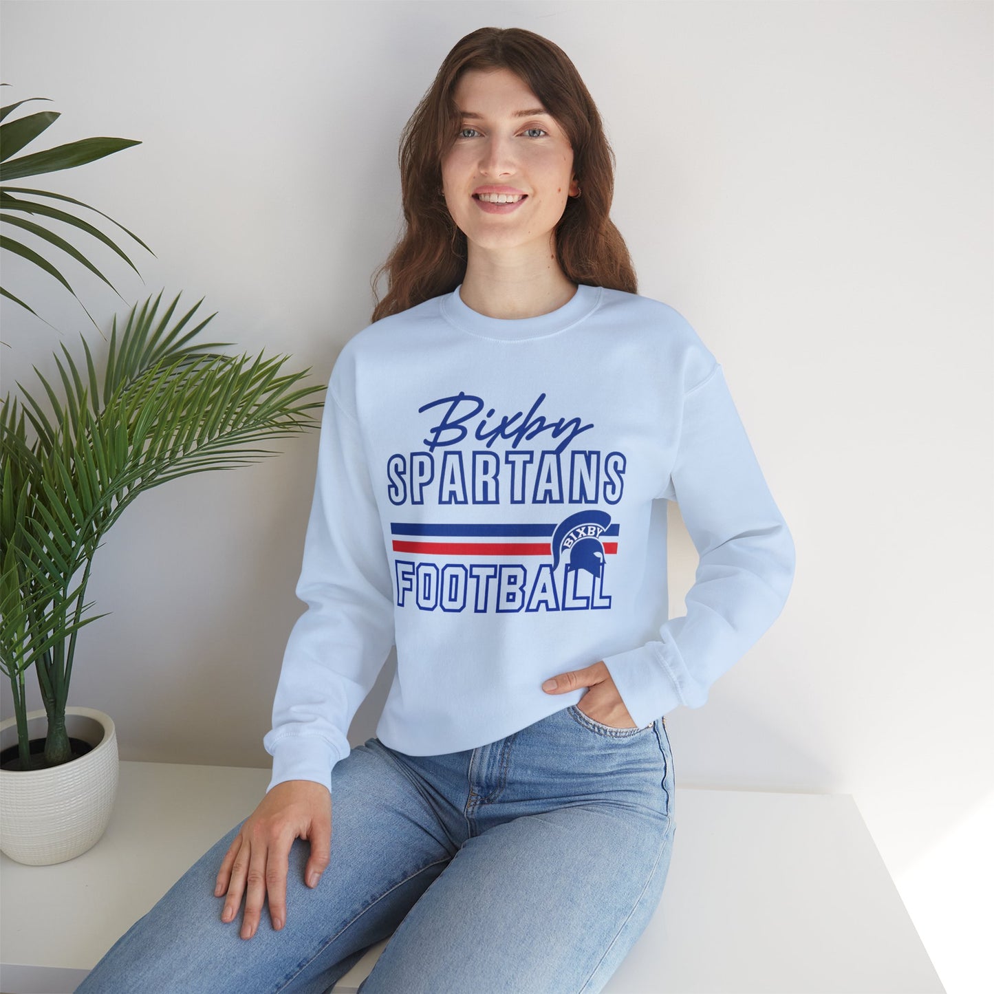 Bixby Spartans Football Gildan Sweatshirt