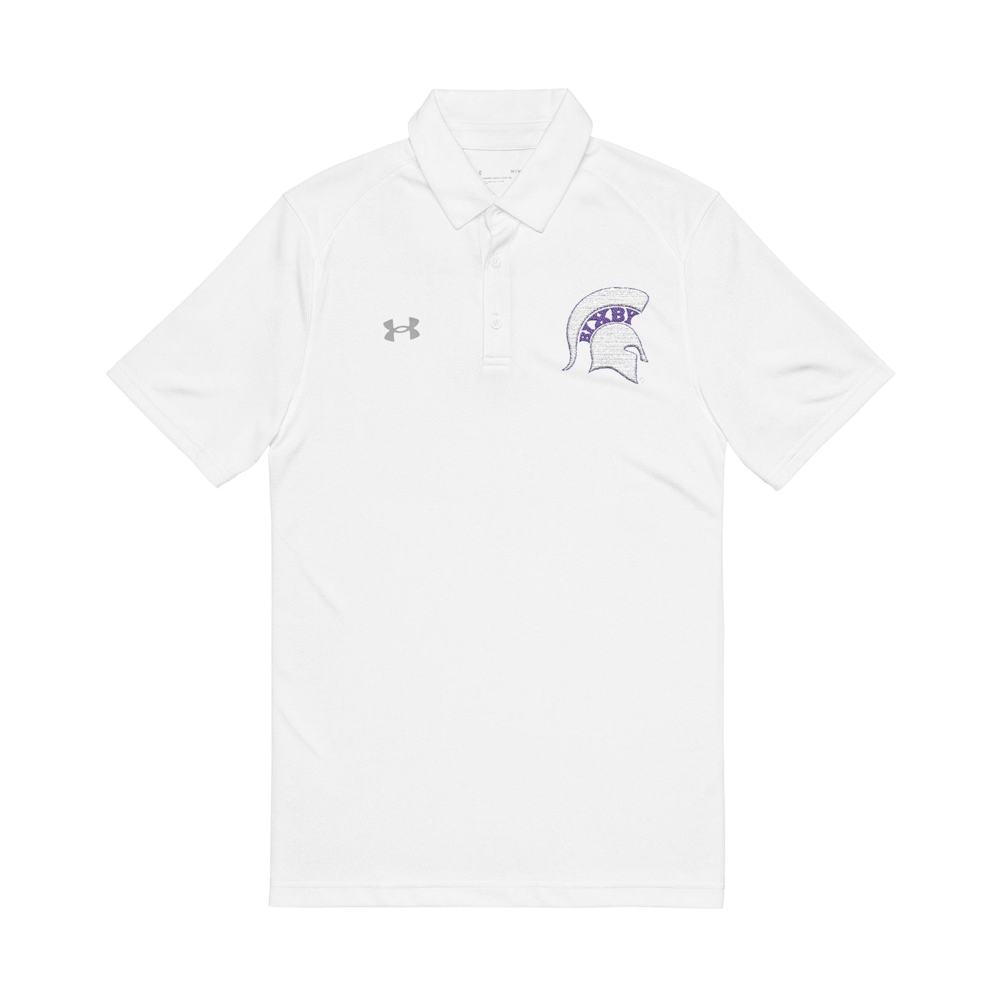 Bixby Under Armour White Logo Men's Polo (Embroidered)