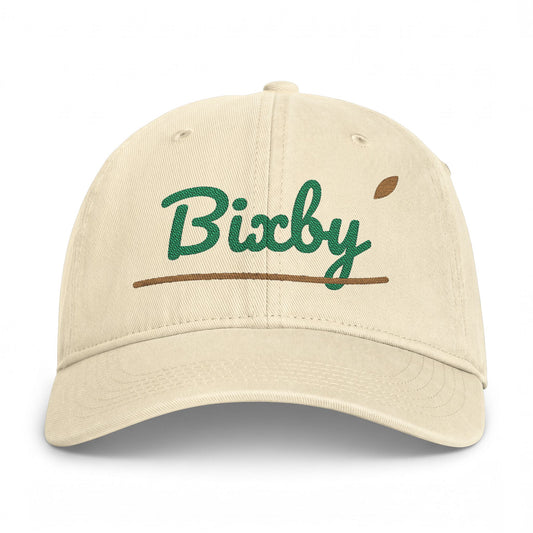 Bixby Garden Script Comfort Colors Washed Dad Cap
