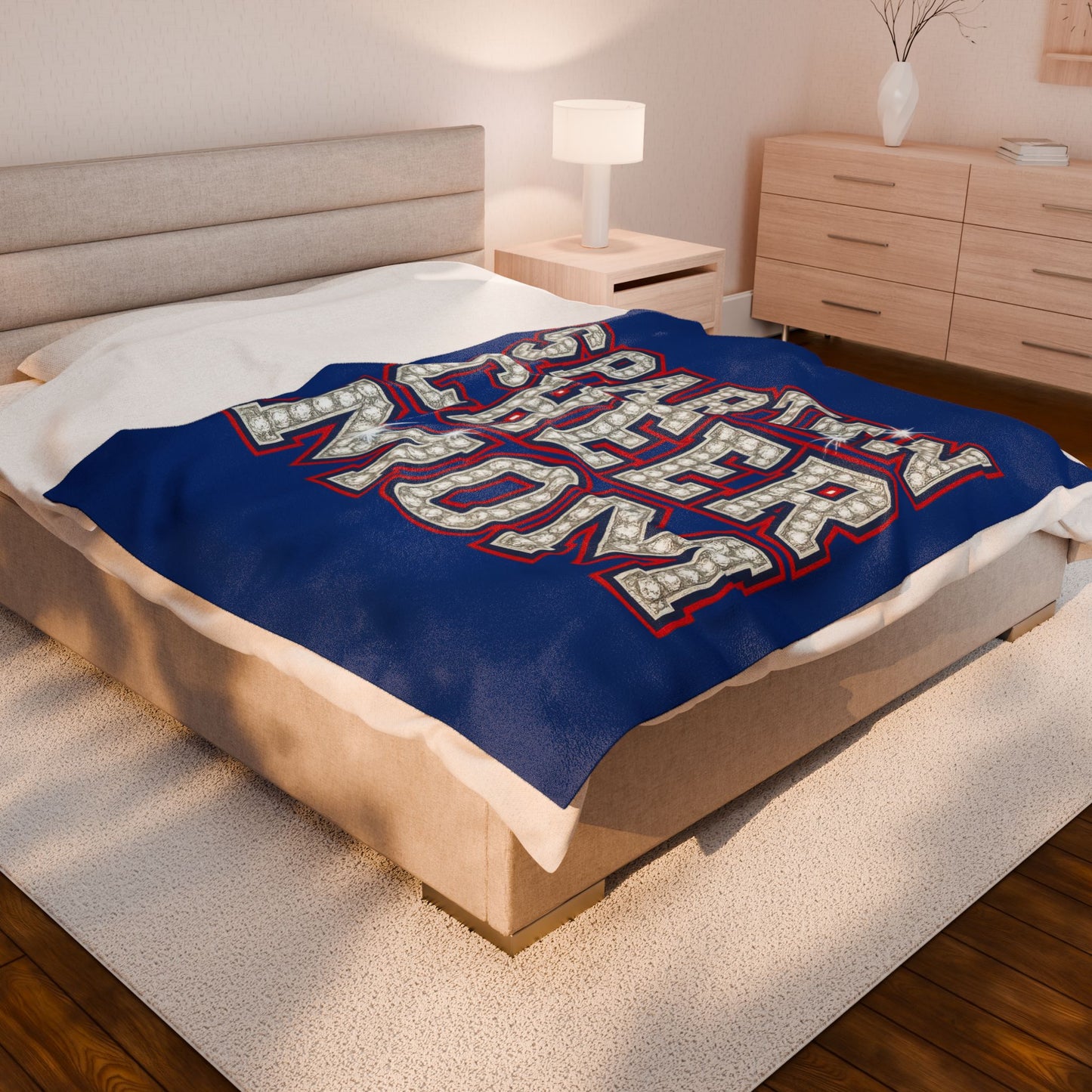 Spartan Cheer Mom Velveteen Plush Blanket