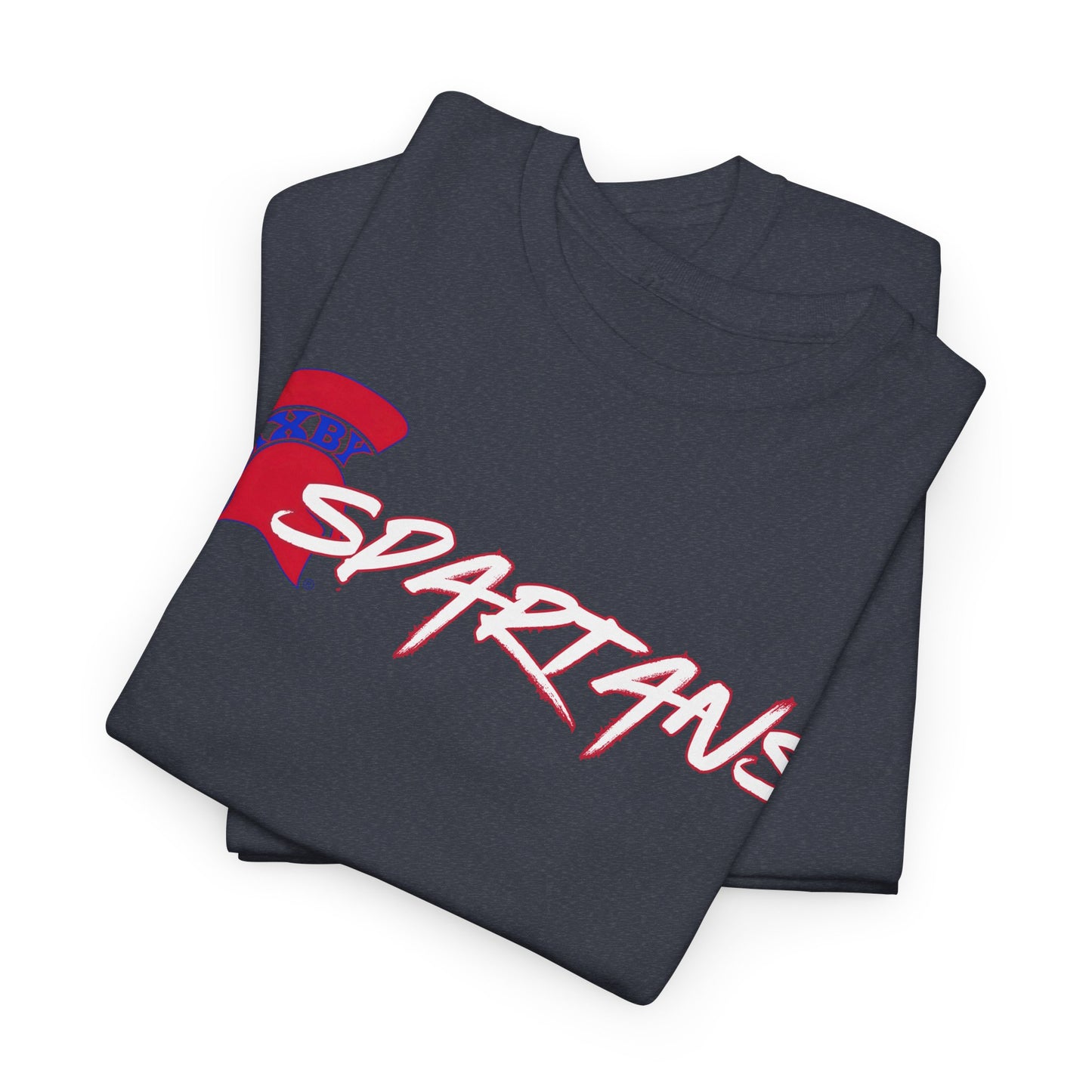 Spartans Blue Logo Gildan Tee