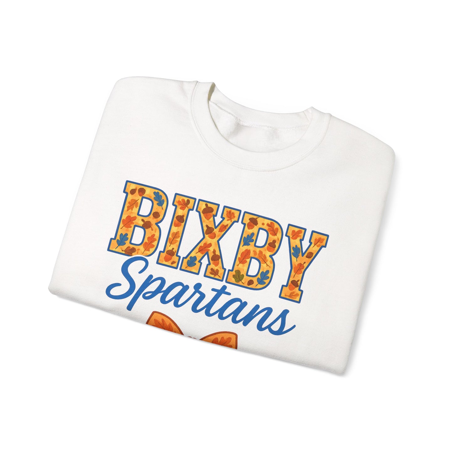 Bixby Spartans Fall Vibes Gildan Sweatshirt