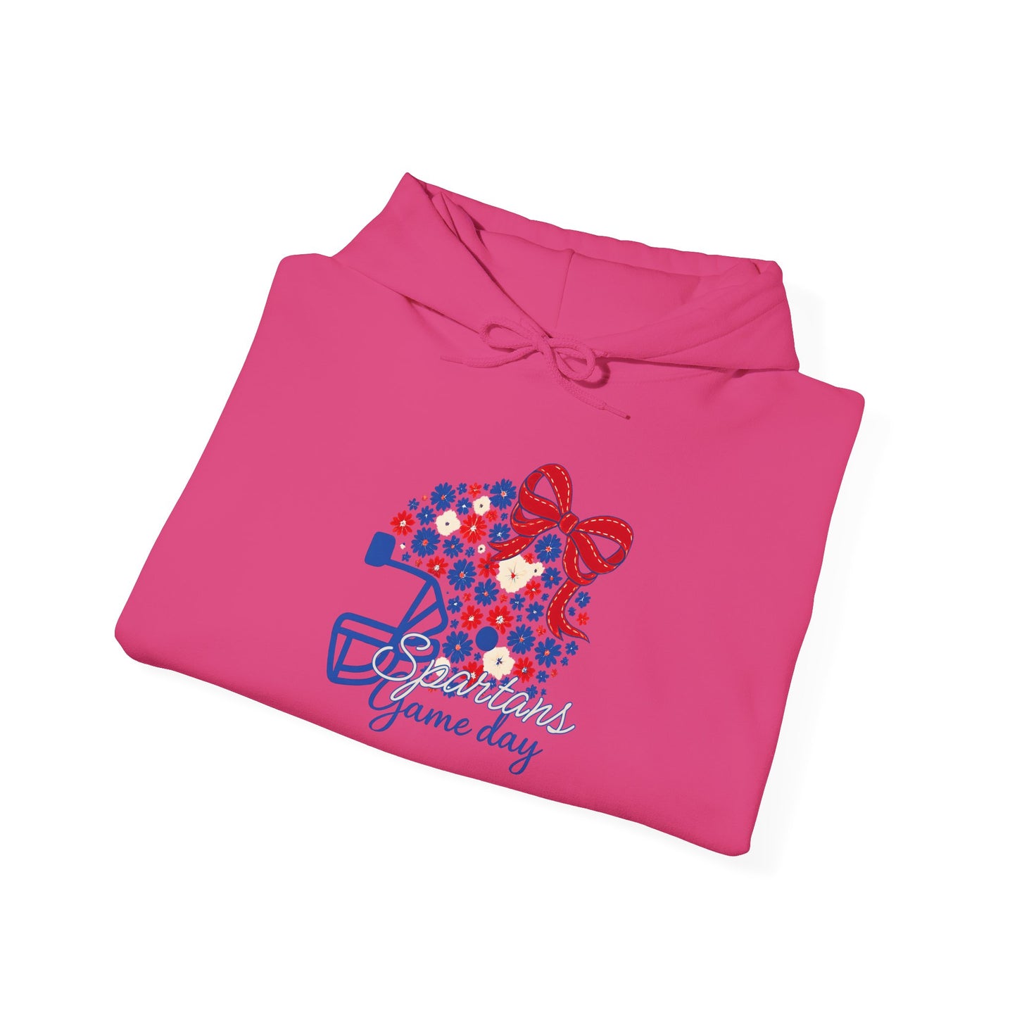 Bixby Spartans Floral Helmet Gameday Hoodie