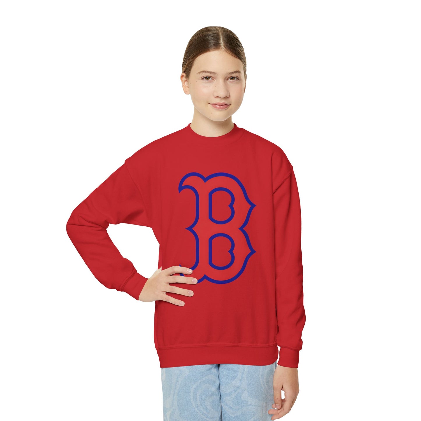 Bixby "B" Retro Logo Youth Gildan Sweatshirt