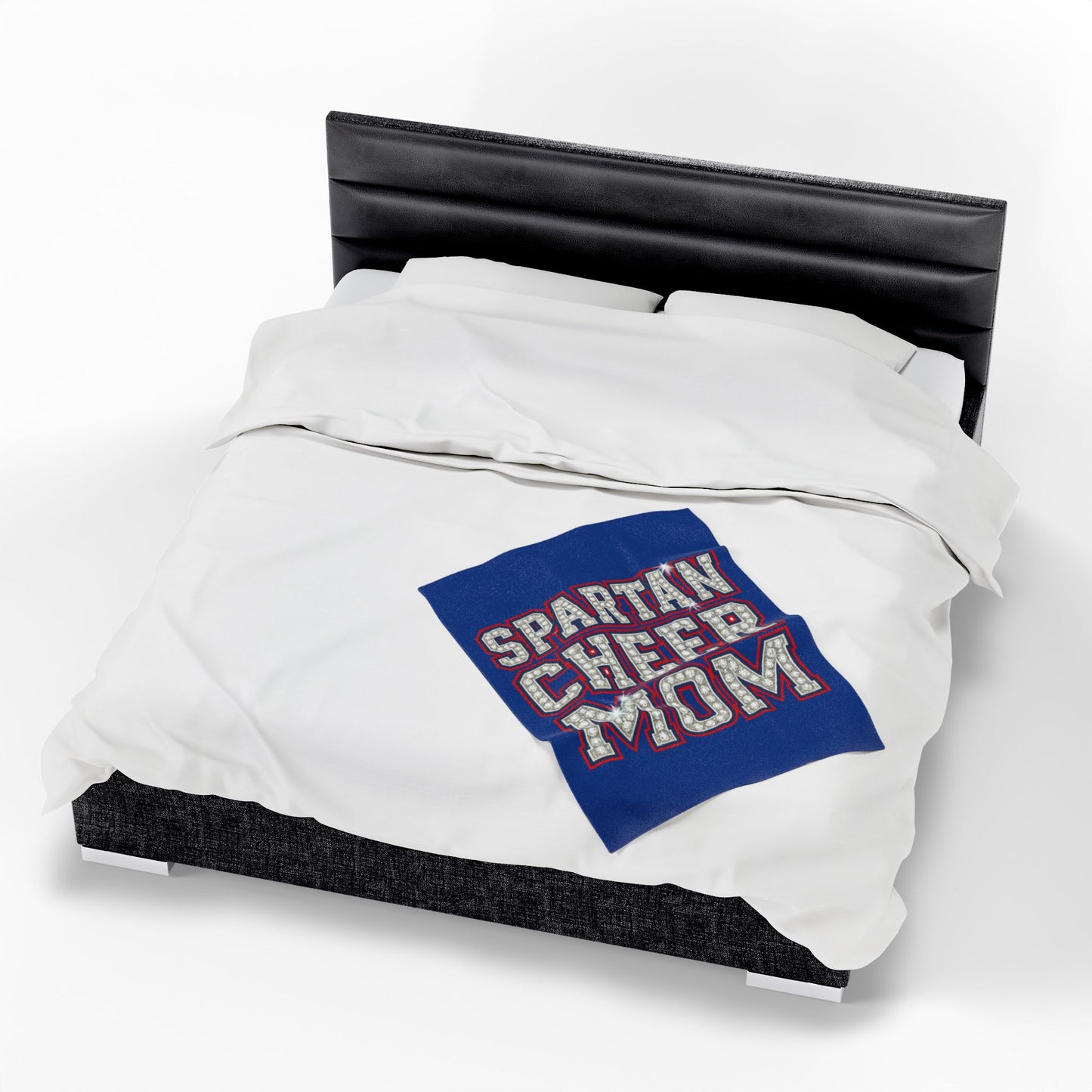 Spartan Cheer Mom Velveteen Plush Blanket