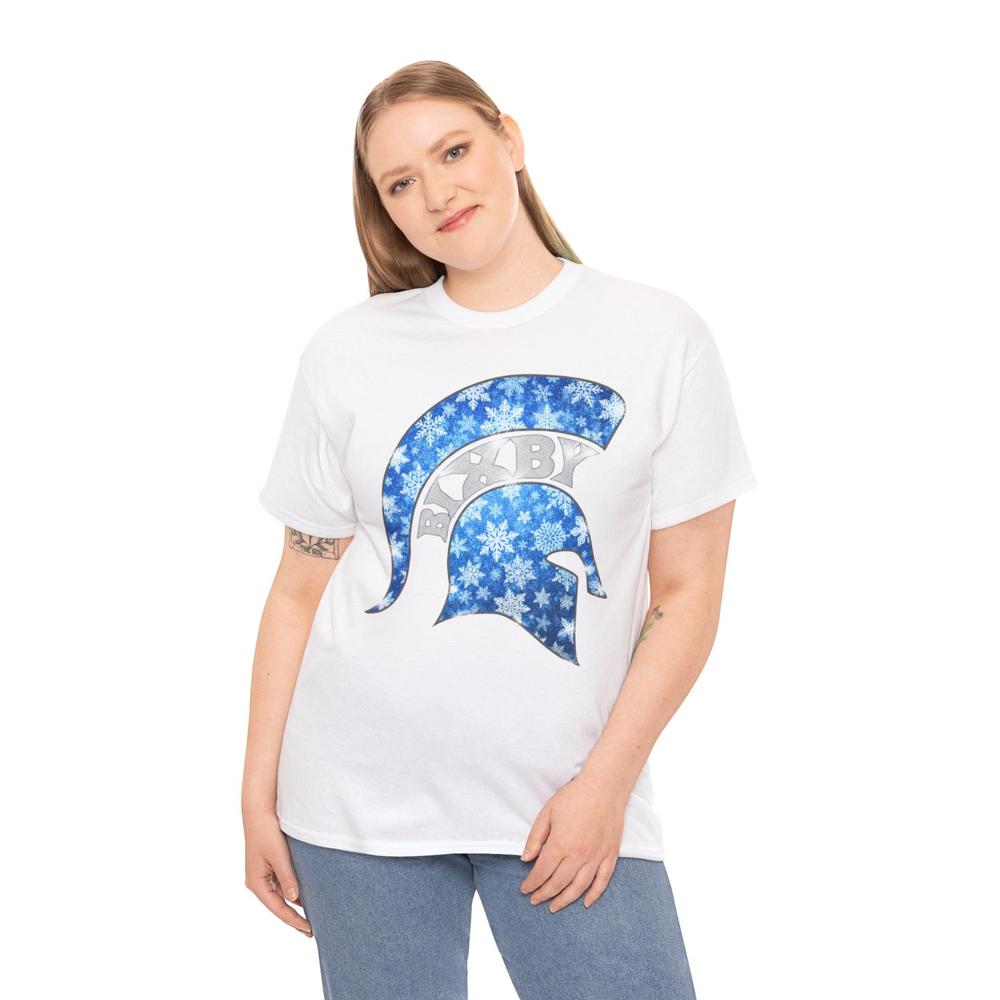Bixby Spartan Winterfrost Gildan Tee