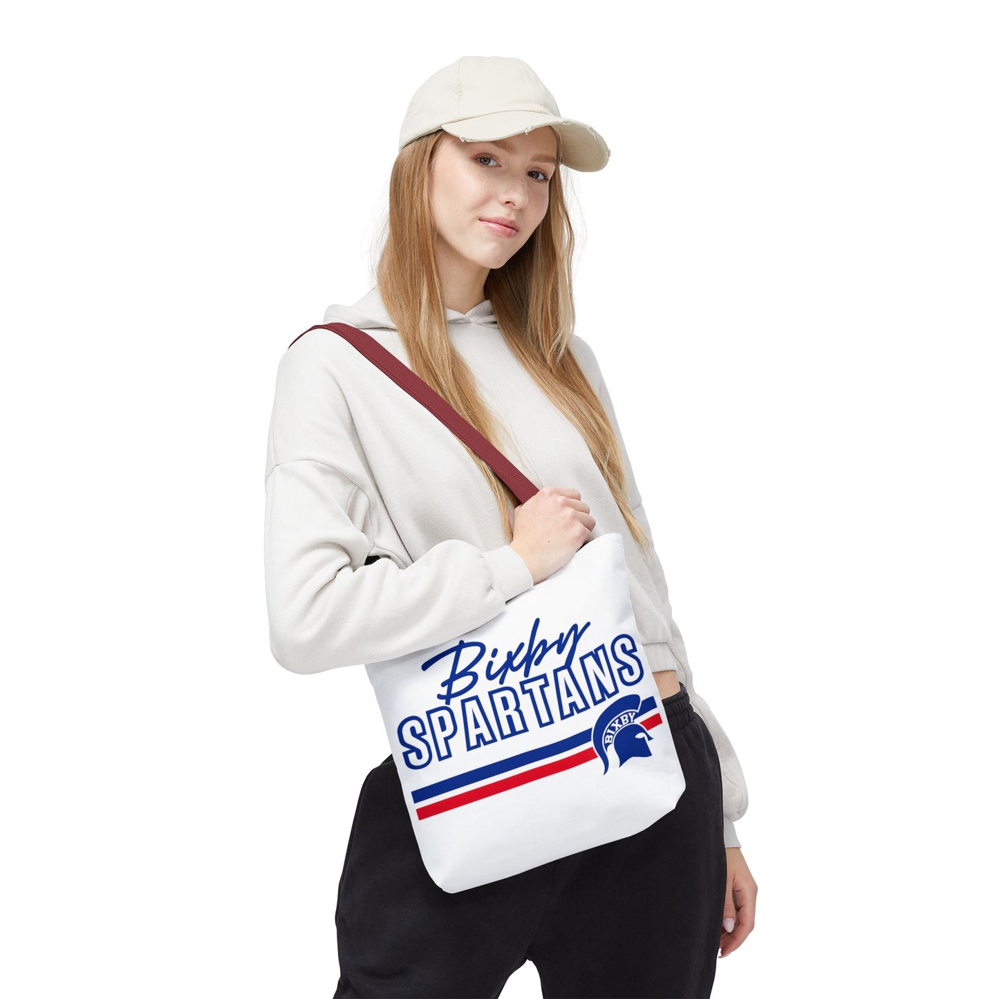 Bixby Spartans Polyester Tote Bag
