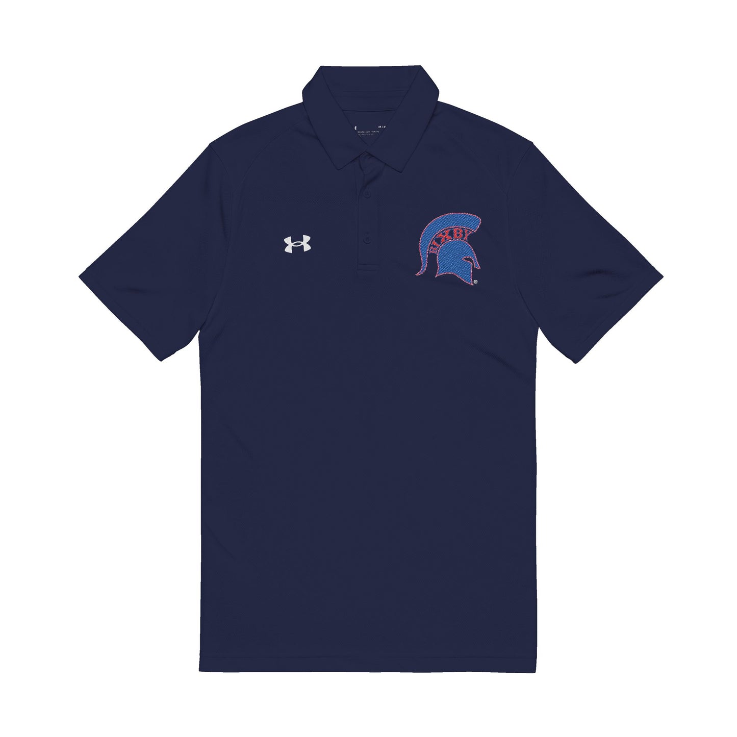 Bixby Under Armour Blue Logo Men's Polo (Embroidered)