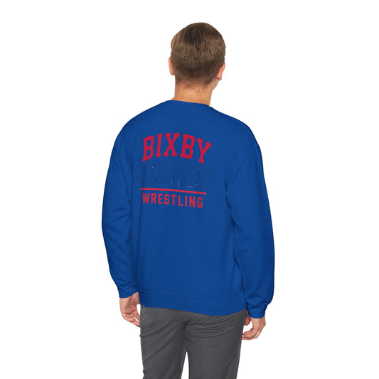 Bixby Spartan Wrestling Gildan Sweatshirt