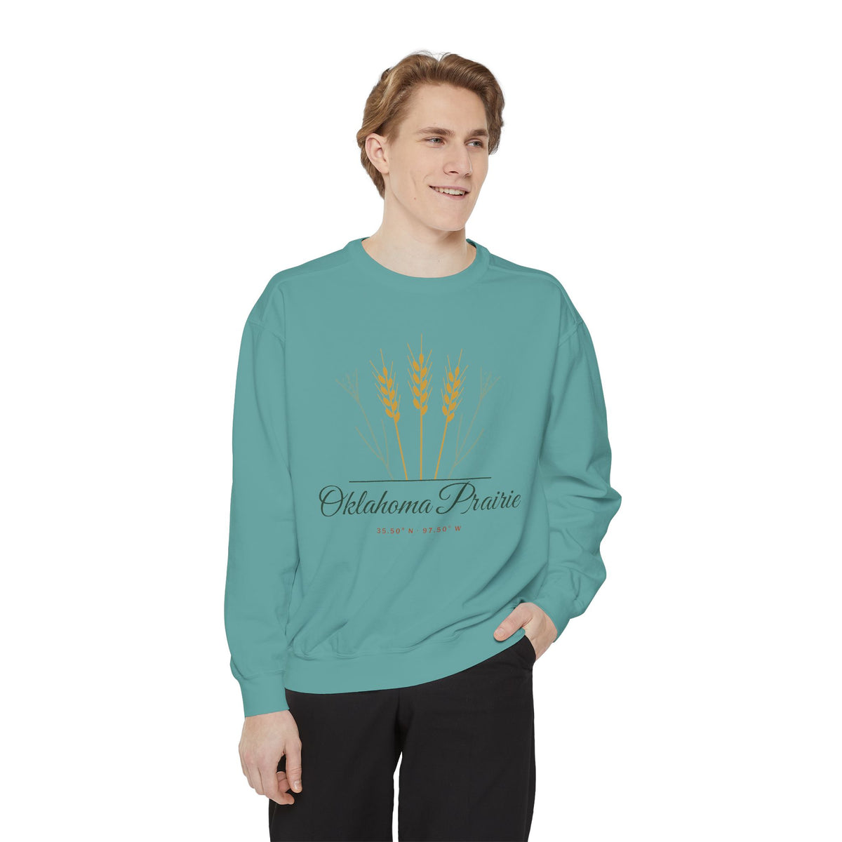 Oklahoma Prairie Crewneck Sweatshirt | Comfort Colors