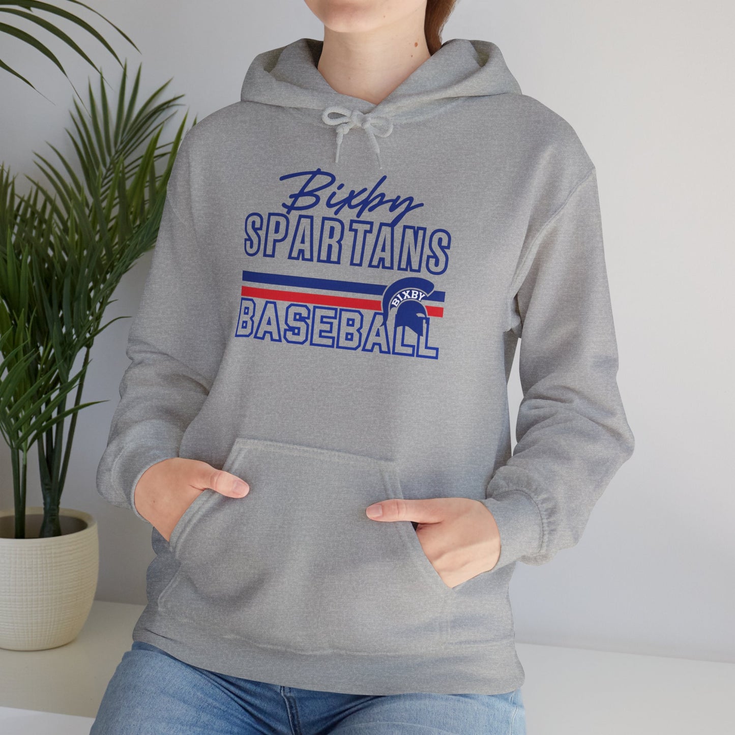 Bixby Spartans Baseball Gildan Hoodie