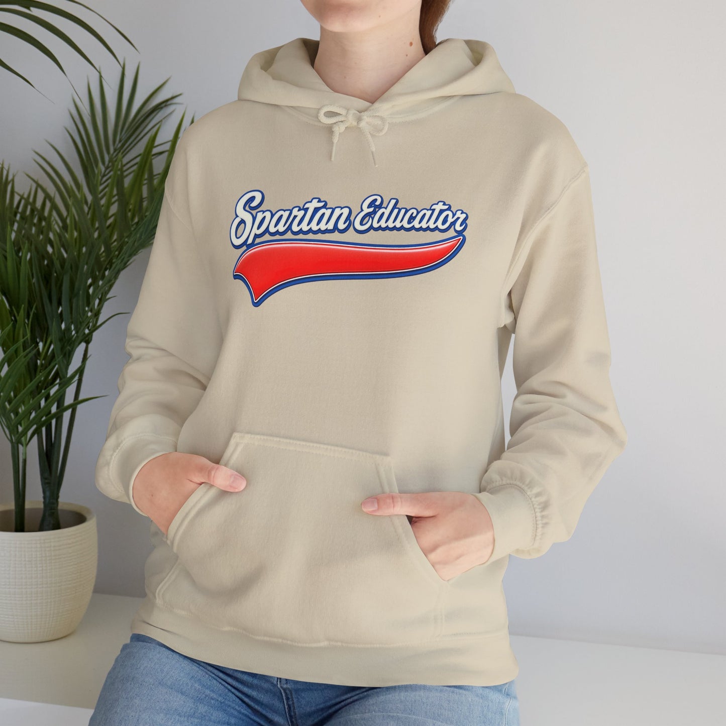 Spartan Educator Design Gildan Hoodie