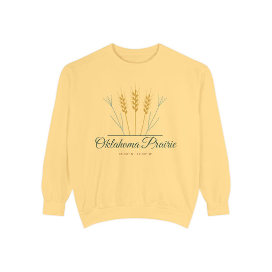 Oklahoma Prairie Crewneck Sweatshirt | Comfort Colors