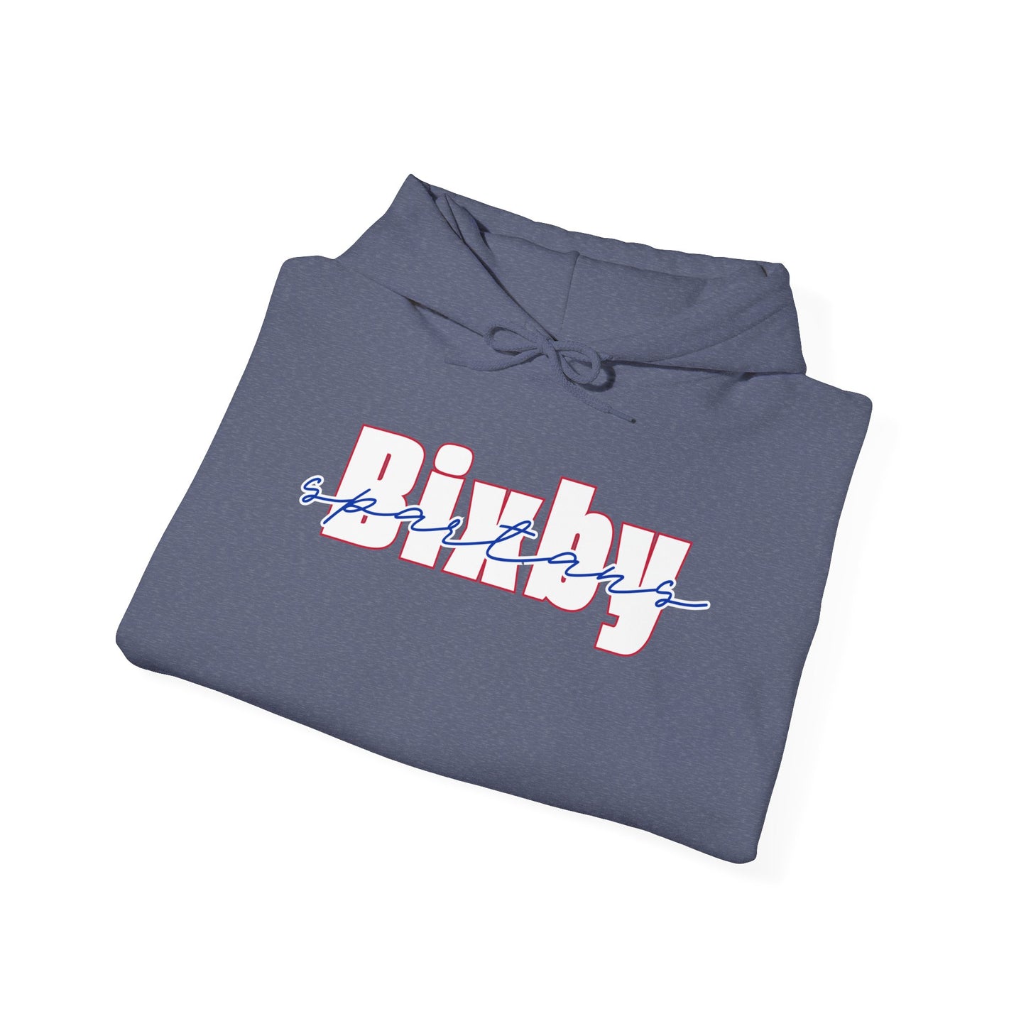 Bixby Spartans Cursive Gildan Hoodie