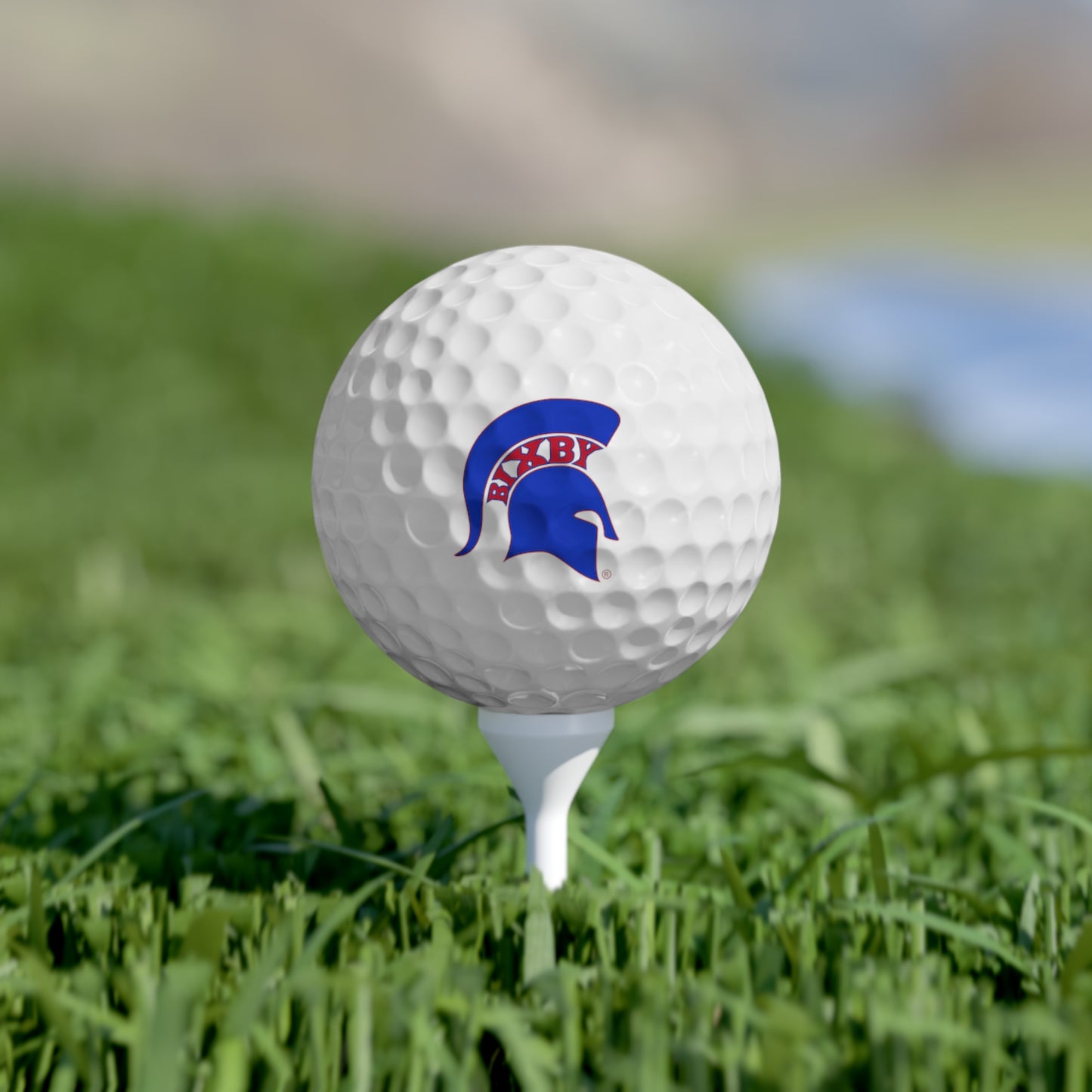 Spartan Blue Logo Golf Ball 6-Pack