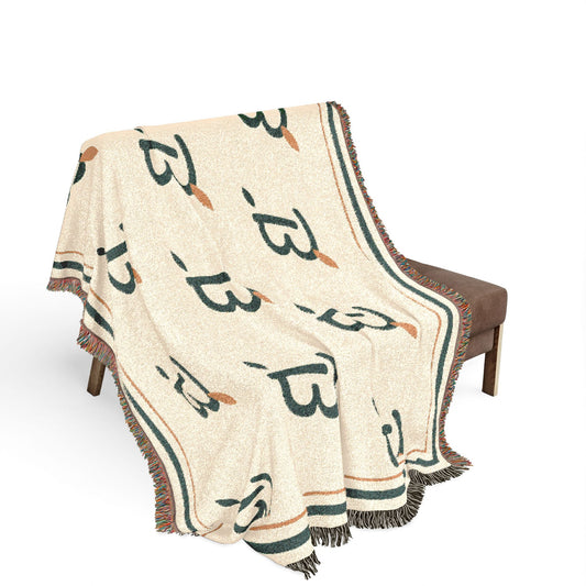 Bixby Garden Toile Woven Throw Blanket